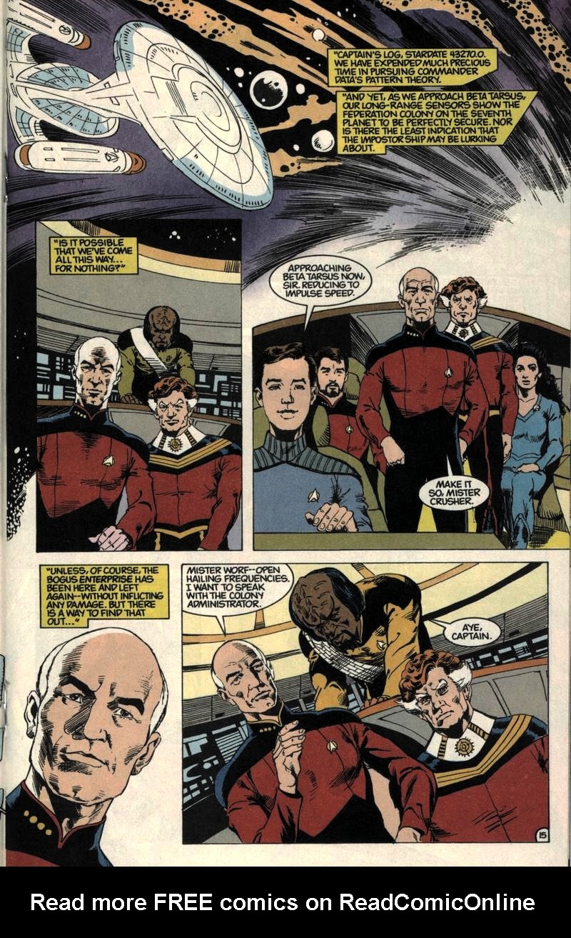 Read online Star Trek: The Next Generation (1989) comic -  Issue #11 - 15