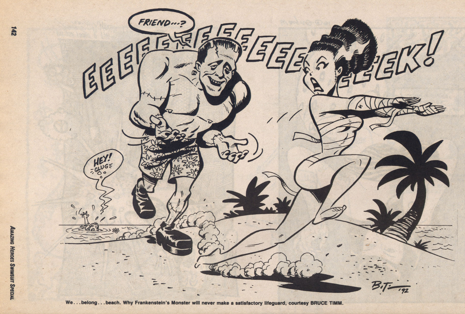 Read online Amazing Heroes Swimsuit Special comic -  Issue # TPB 3 - 141