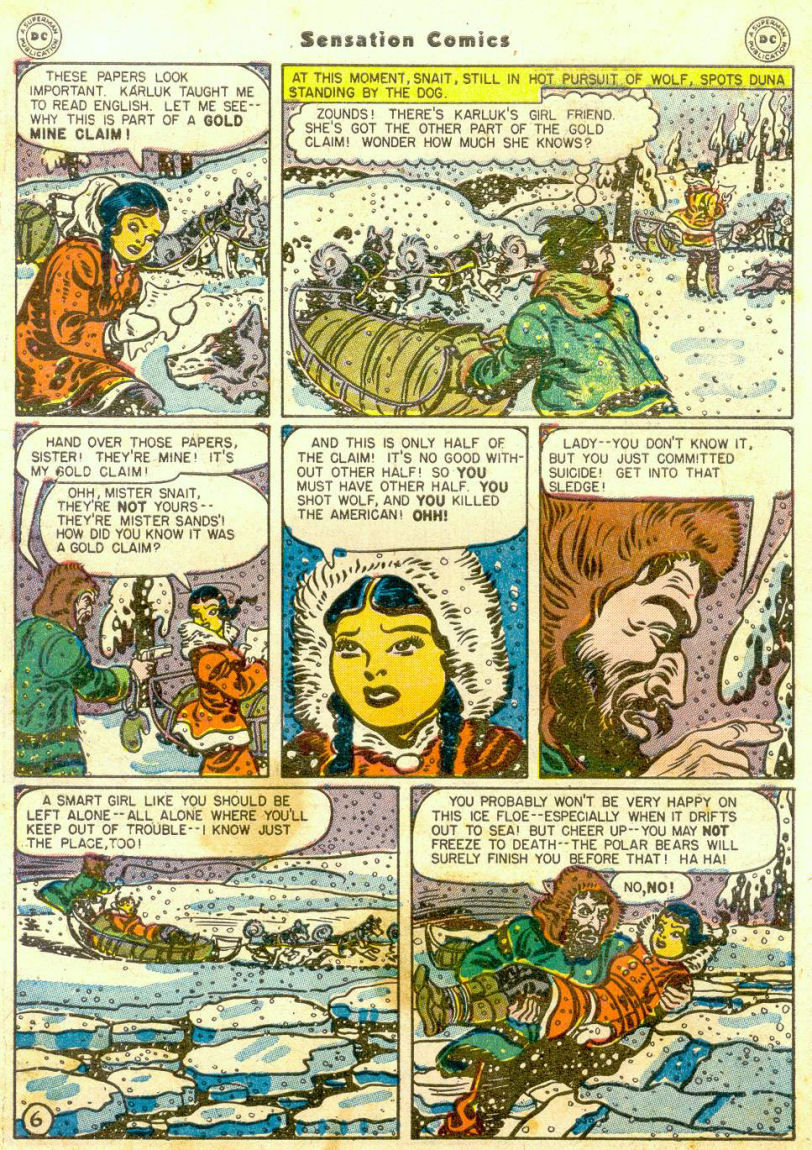 Read online Sensation (Mystery) Comics comic -  Issue #65 - 7