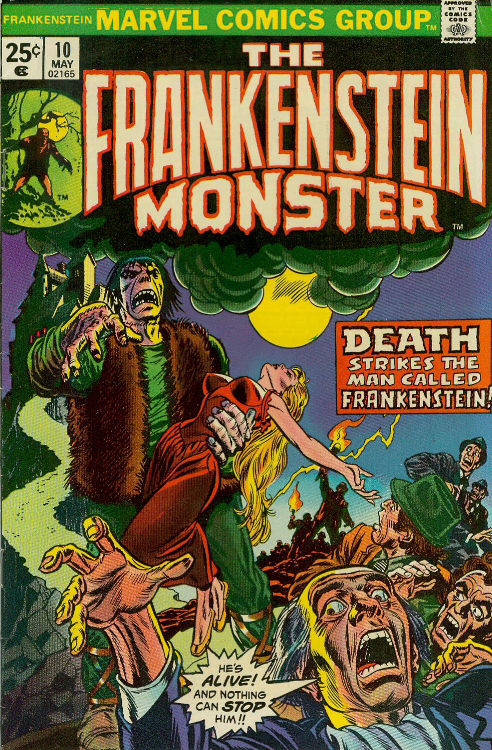 Read online Frankenstein (1973) comic -  Issue #10 - 1