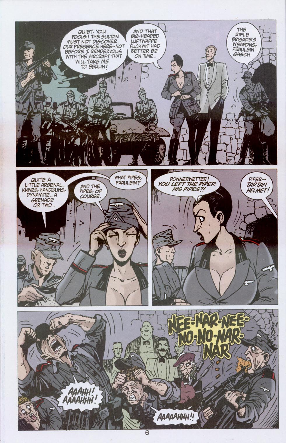 Read online Adventures in the Rifle Brigade: Operation Bollock comic -  Issue #3 - 7