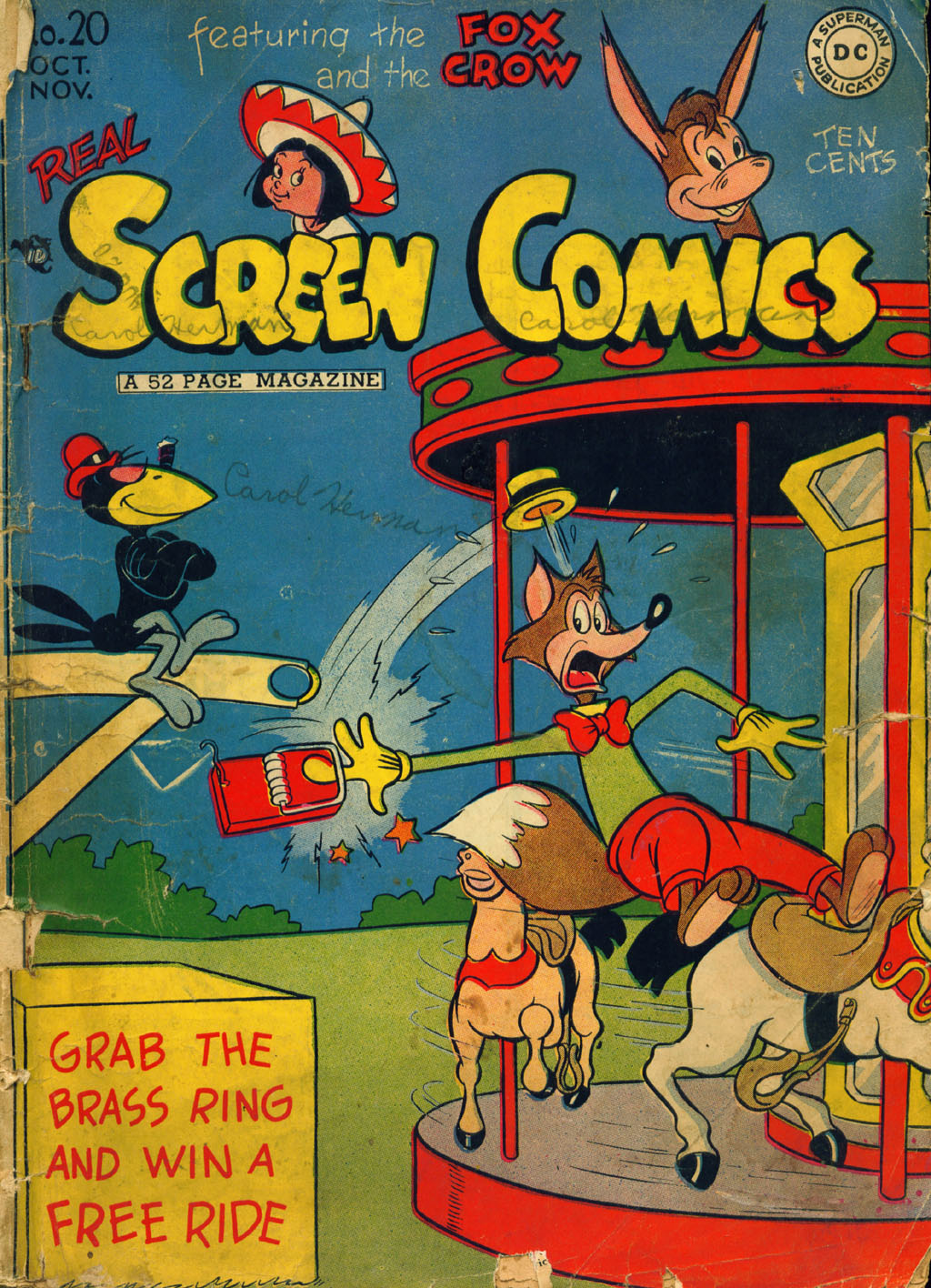 Read online Real Screen Comics comic -  Issue #20 - 1