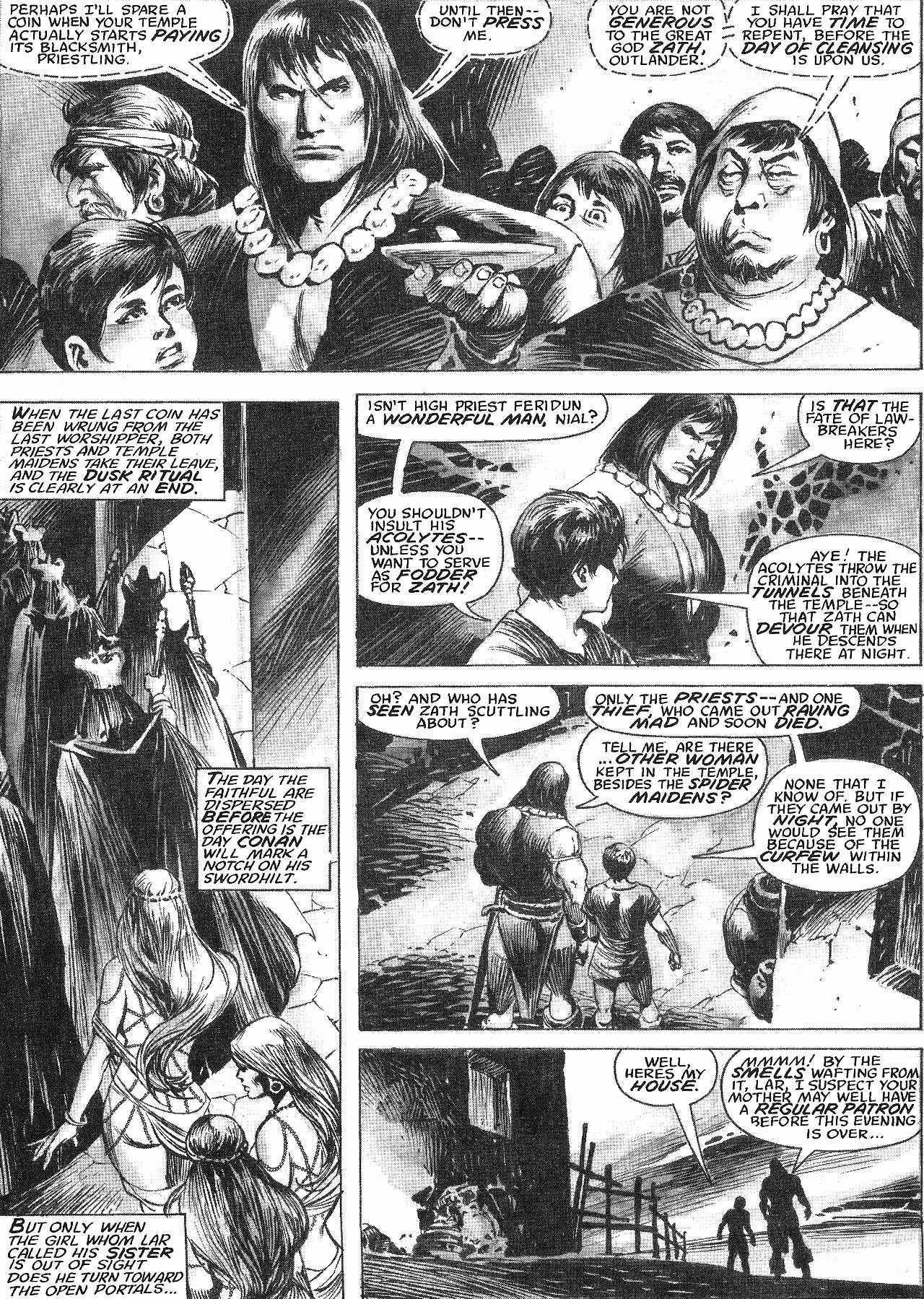 Read online The Savage Sword Of Conan comic -  Issue #208 - 28