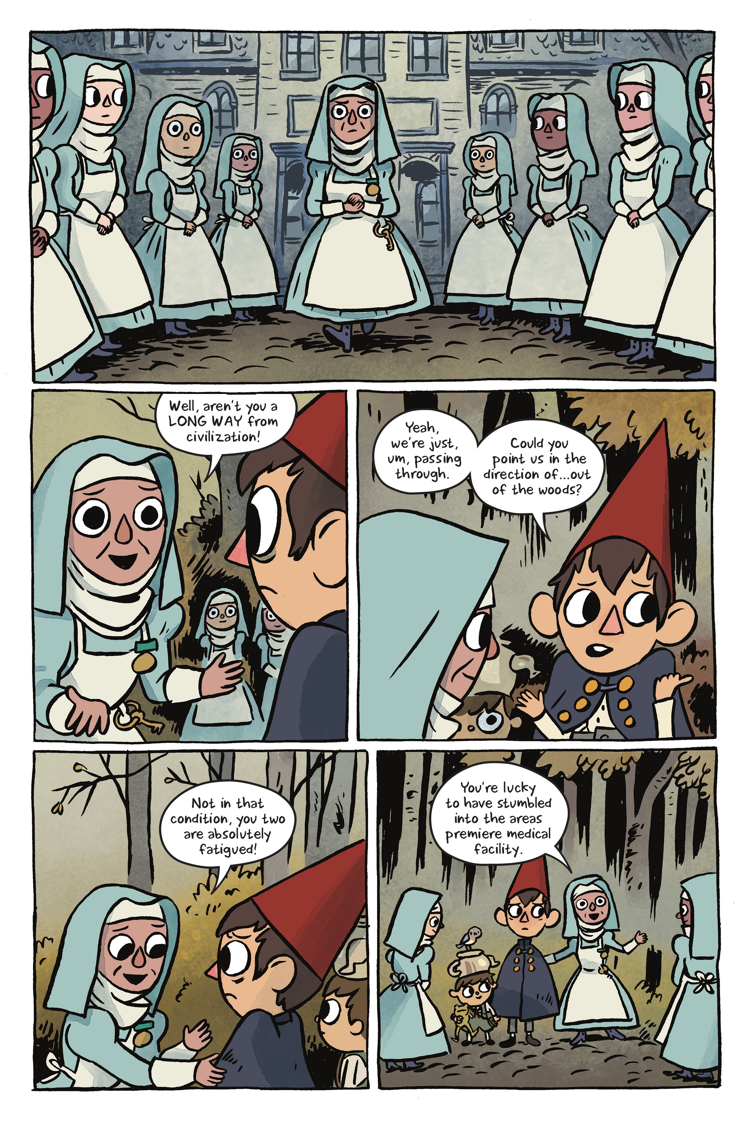Read online Over the Garden Wall: Benevolent Sisters of Charity comic -  Issue # TPB - 38