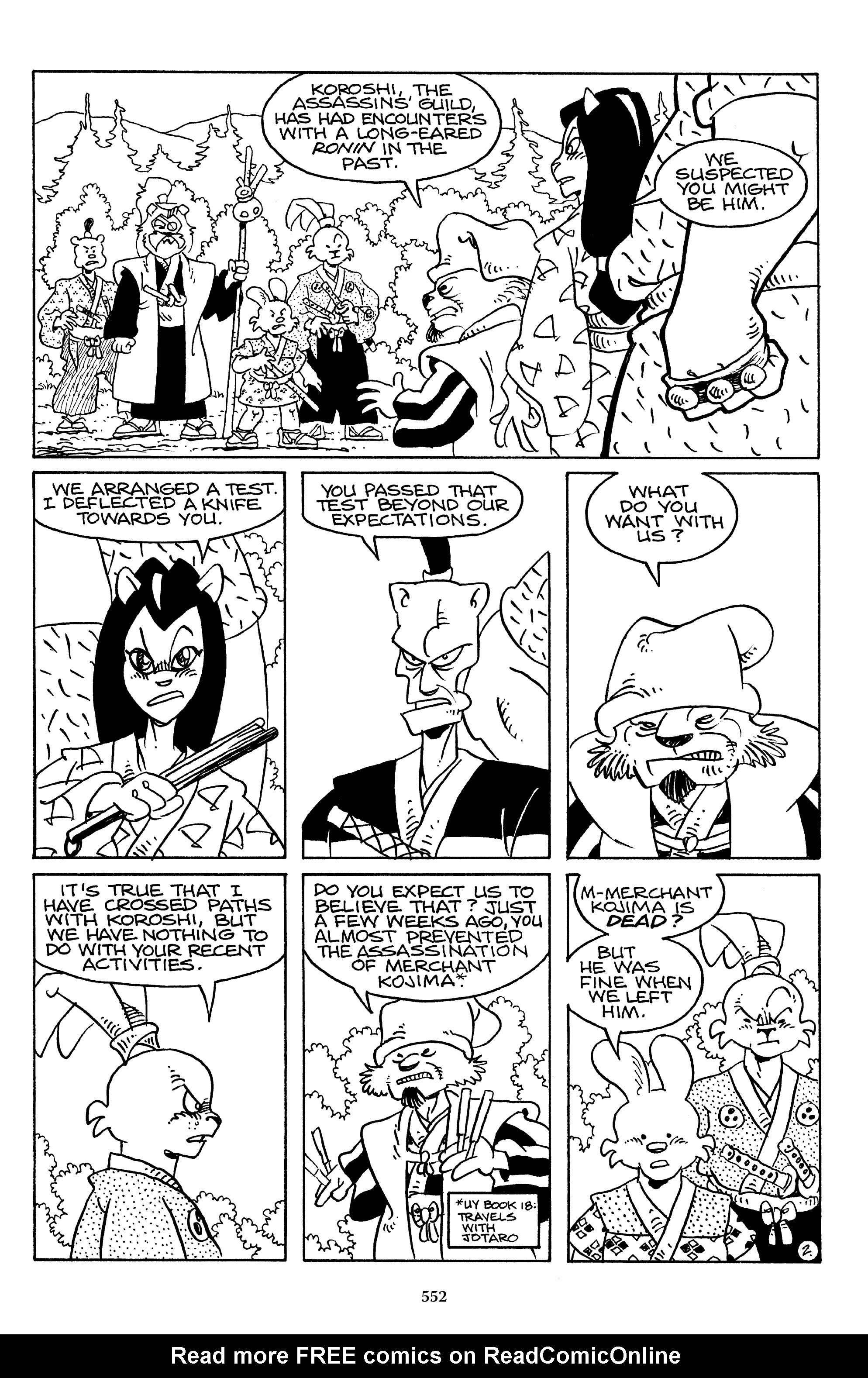 Read online The Usagi Yojimbo Saga comic -  Issue # TPB 4 - 548