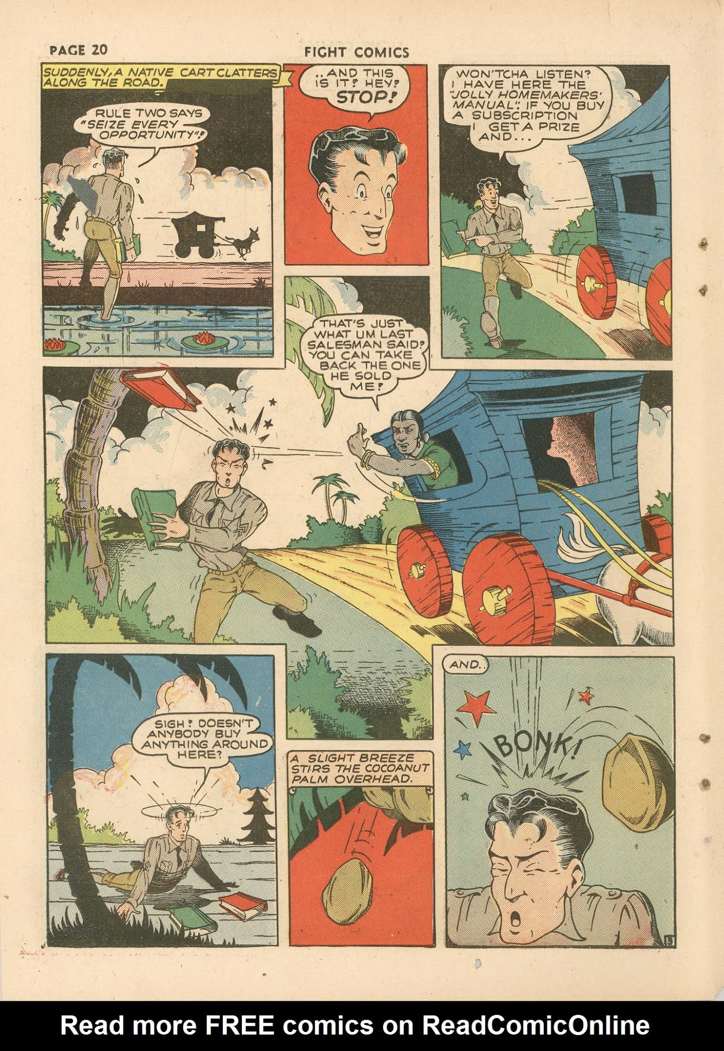 Read online Fight Comics comic -  Issue #16 - 23