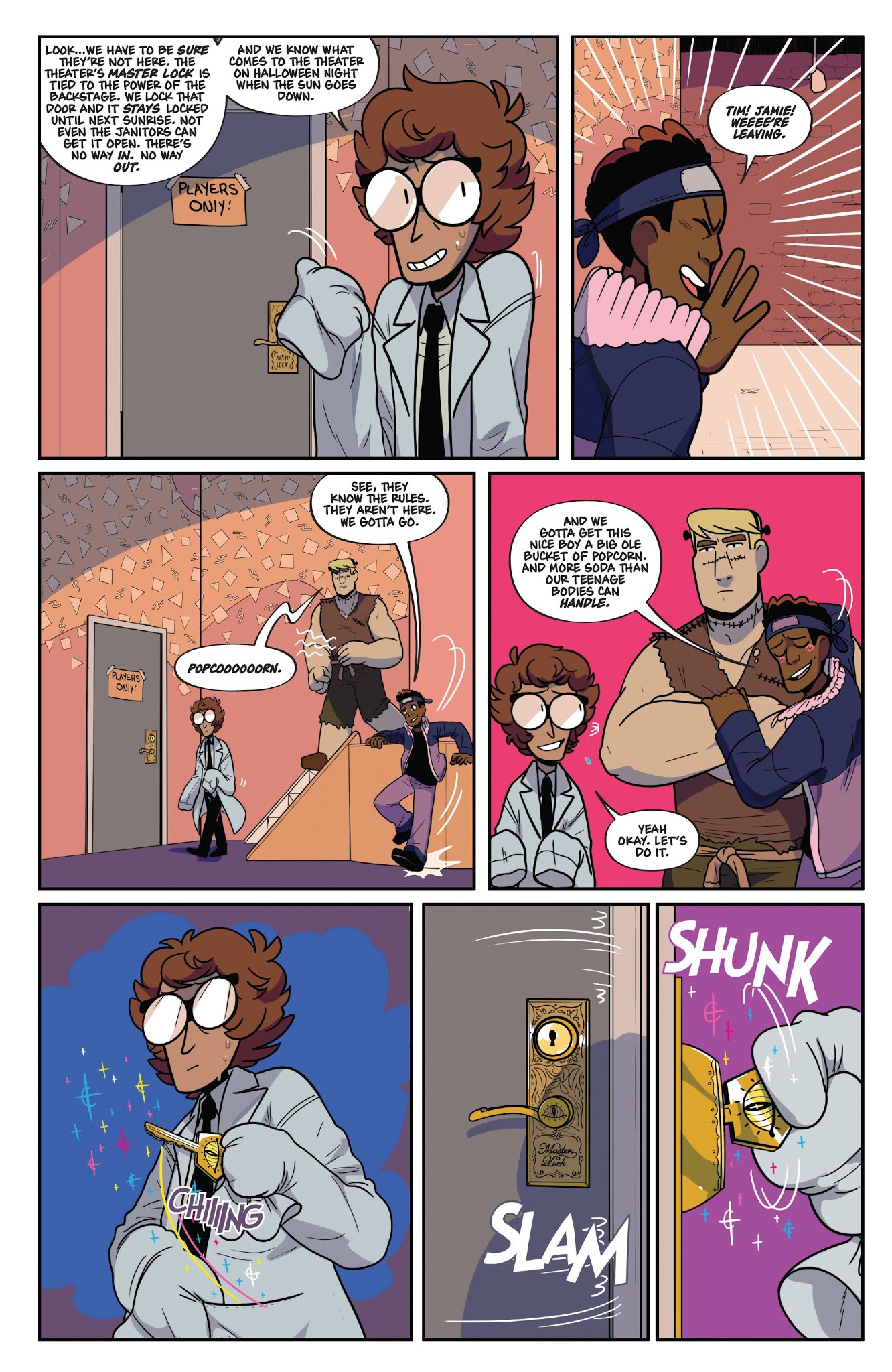 Read online The Backstagers Halloween Intermission comic -  Issue # Full - 4