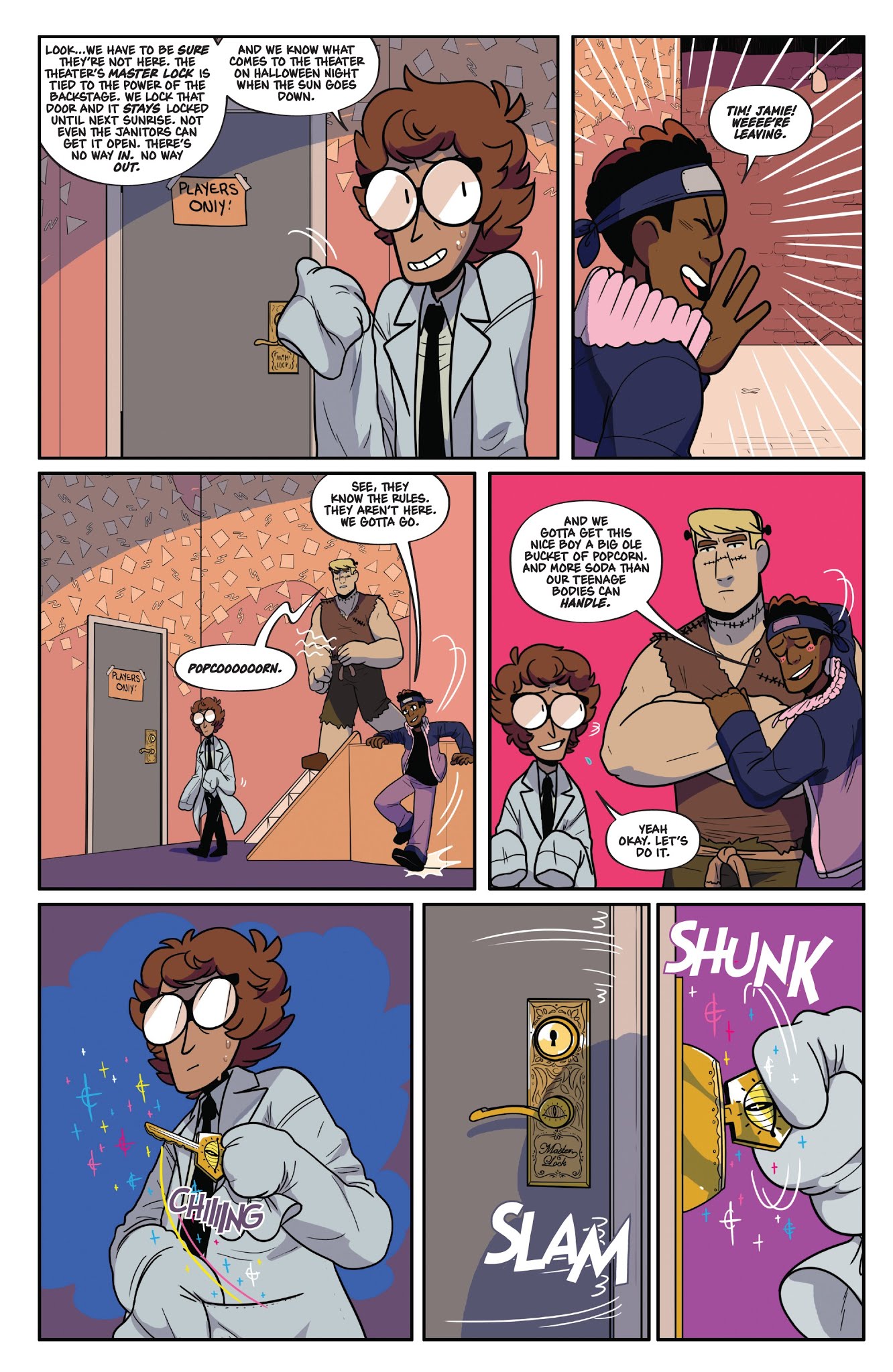 Read online The Backstagers Halloween Intermission comic -  Issue # Full - 4