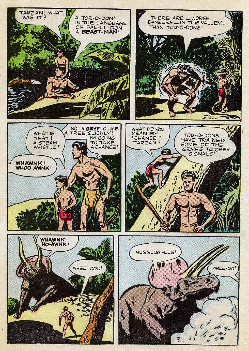 Read online Tarzan (1948) comic -  Issue #6 - 23