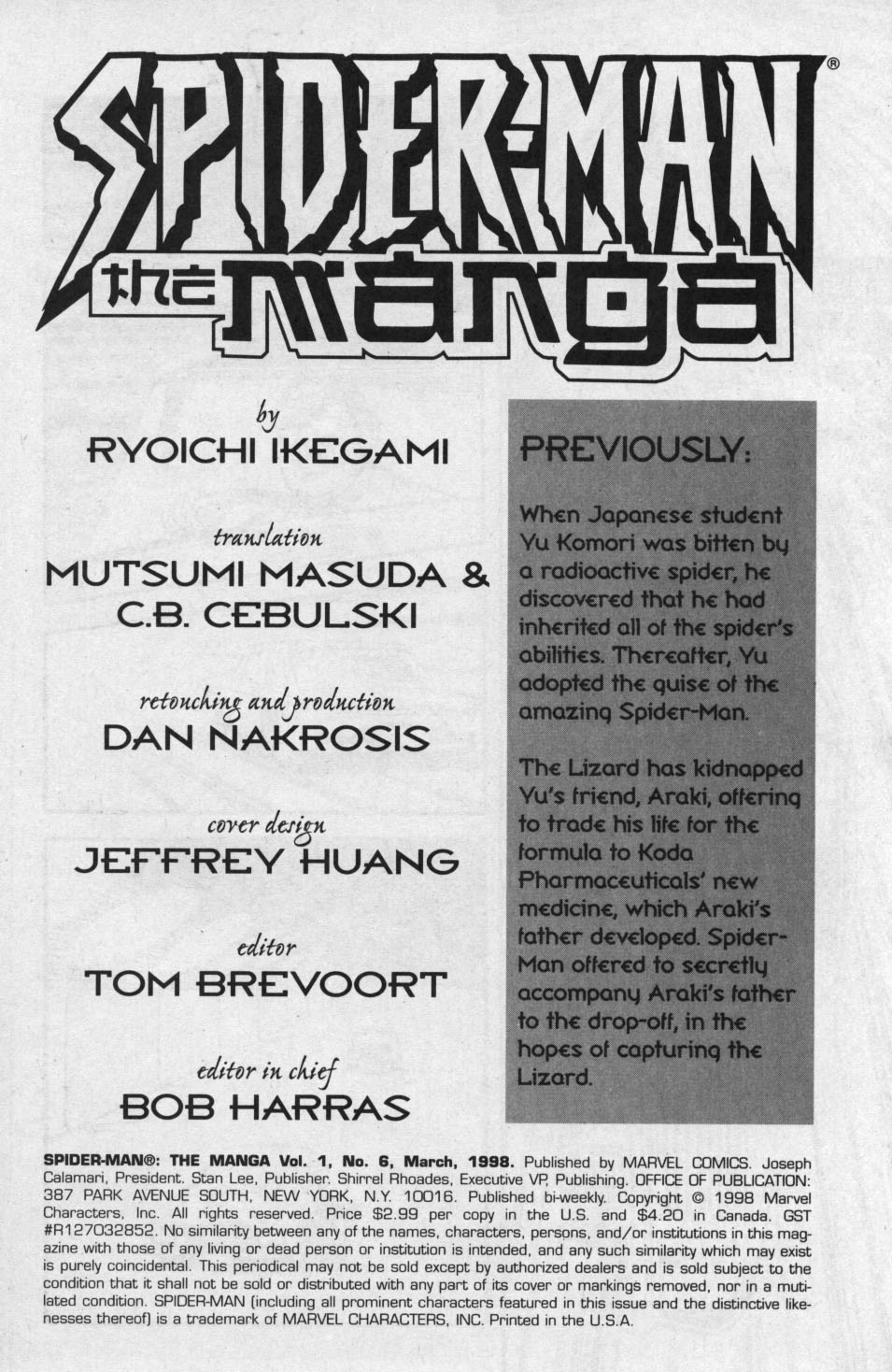Read online Spider-Man: The Manga comic -  Issue #6 - 2