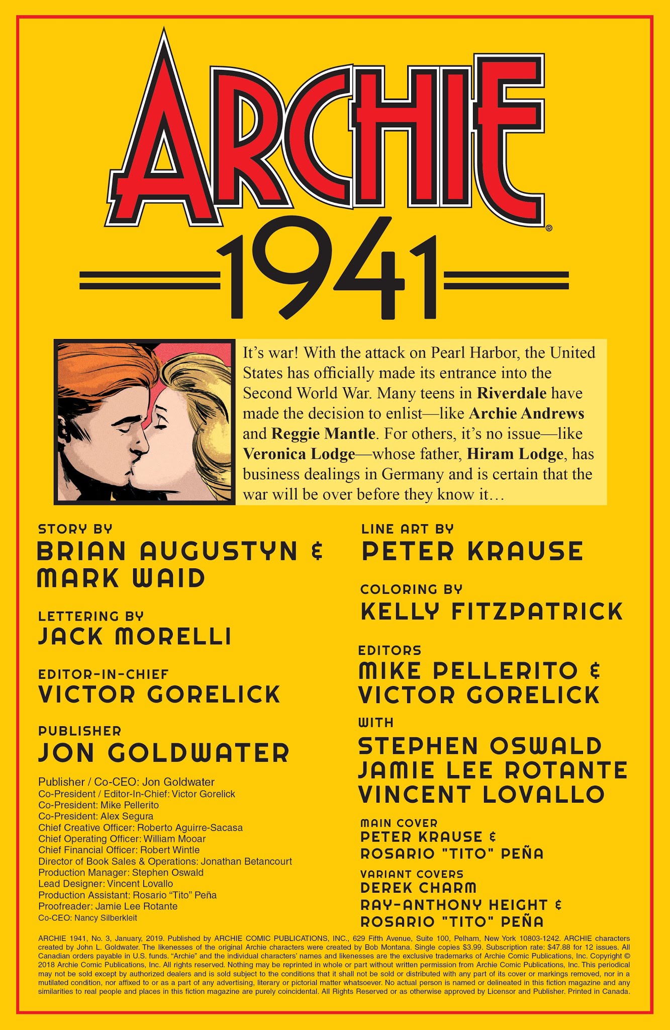 Read online Archie: 1941 comic -  Issue #3 - 2