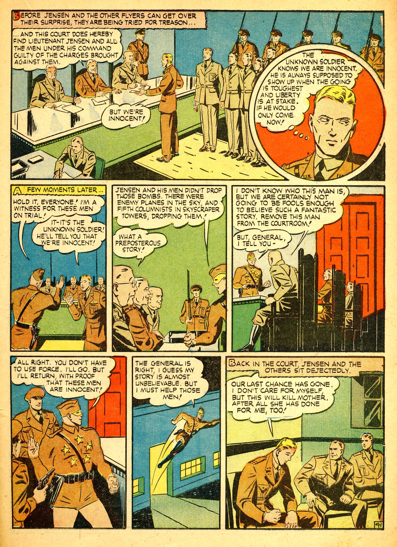 Read online Our Flag Comics comic -  Issue #2 - 42