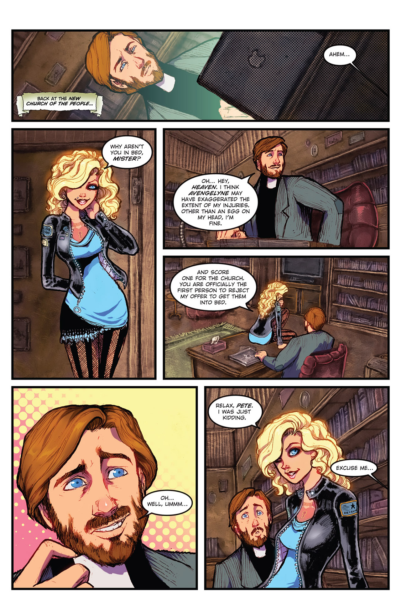 Read online Avengelyne (2011) comic -  Issue #5 - 14