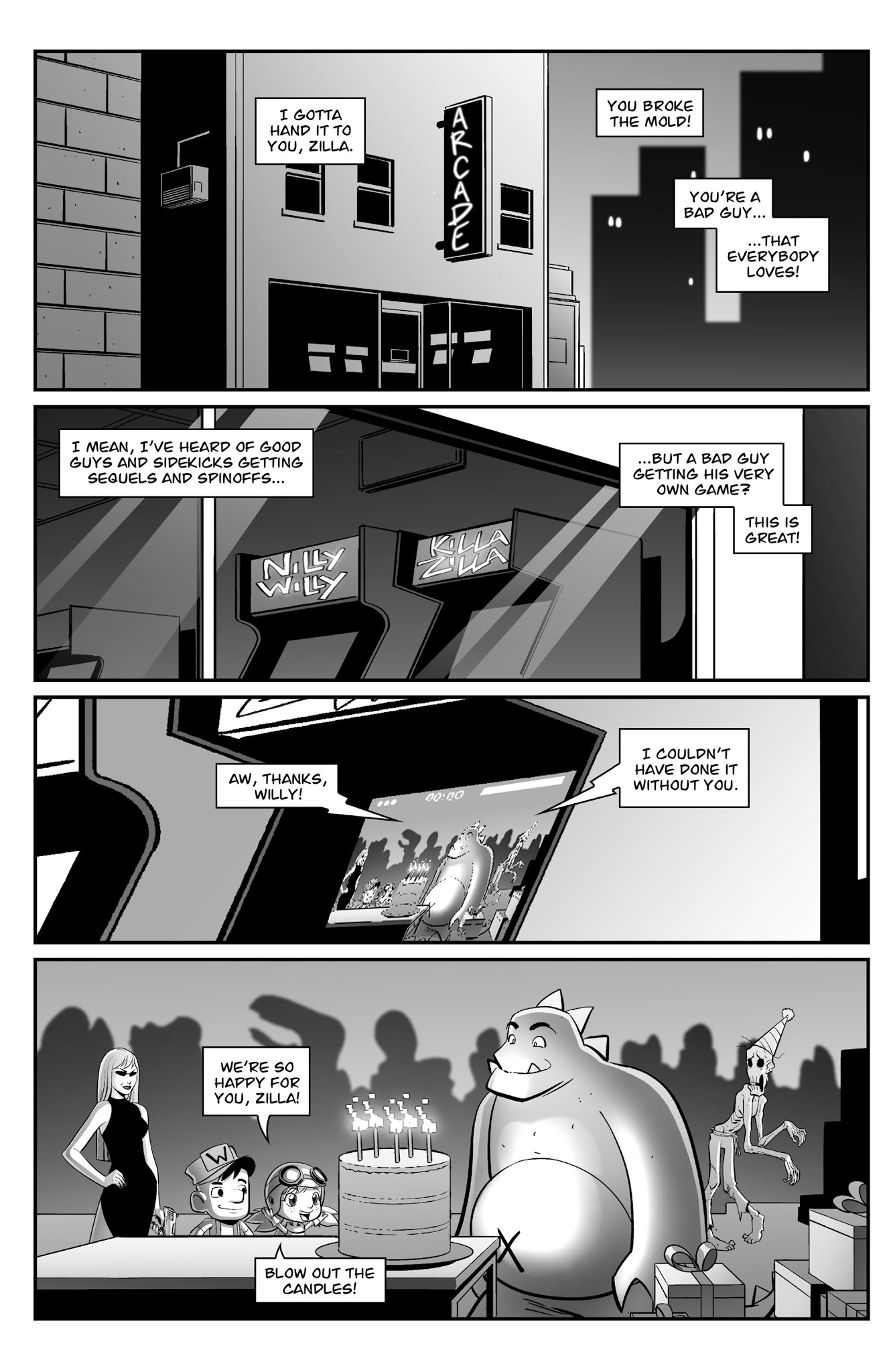Read online 8-Bit Zombie comic -  Issue # Full - 4