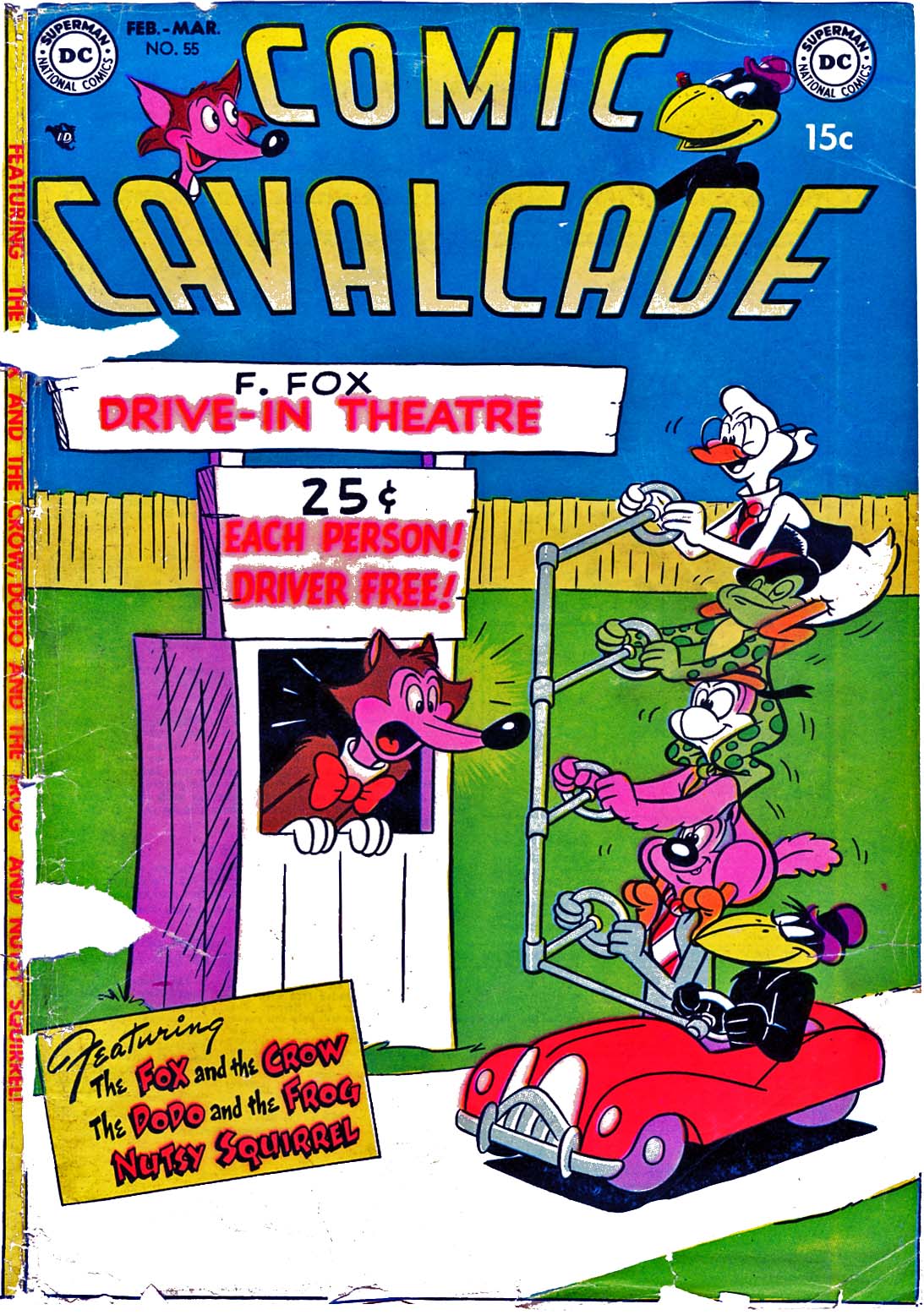Read online Comic Cavalcade comic -  Issue #55 - 1