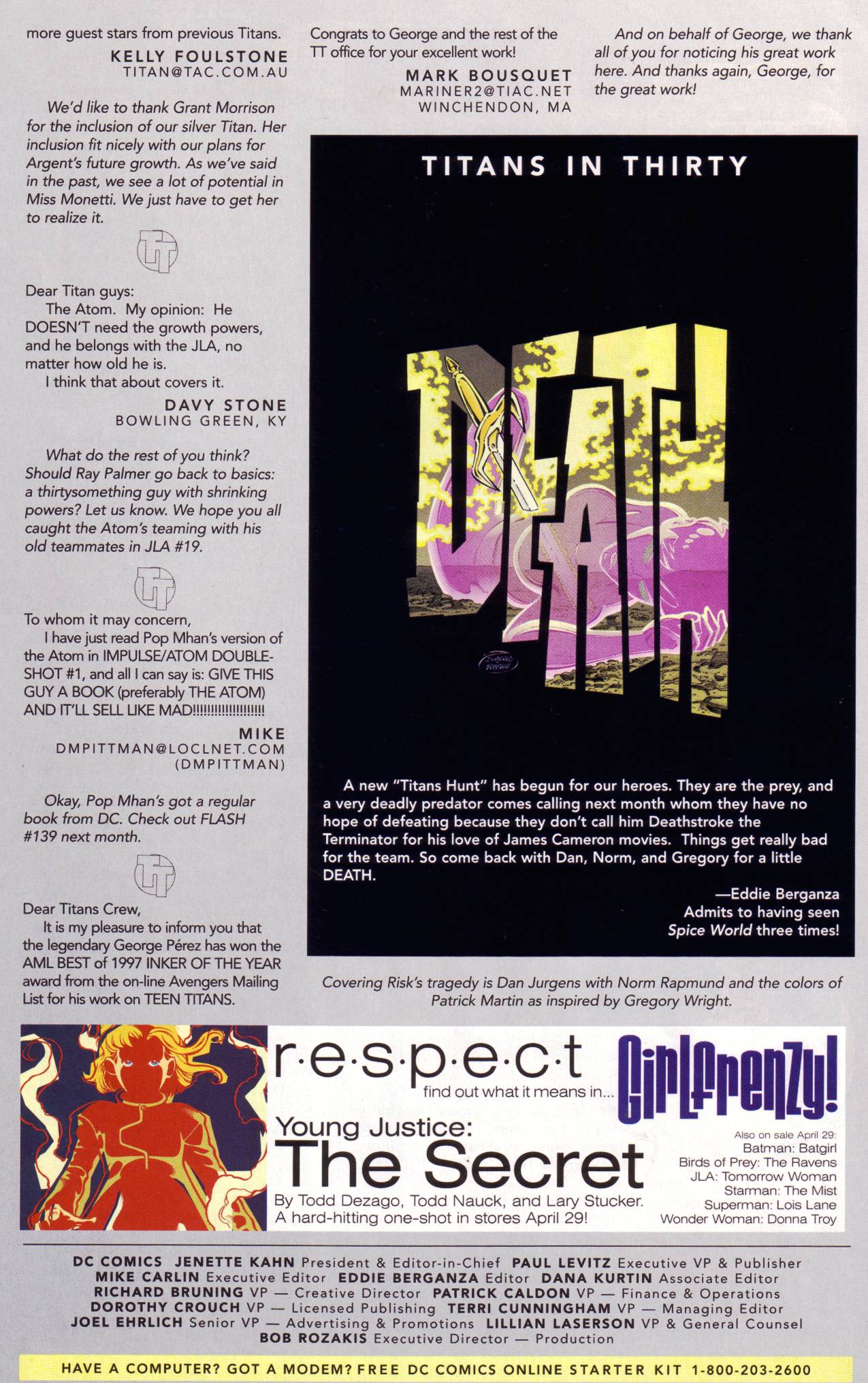 Read online Teen Titans (1996) comic -  Issue #21 - 25