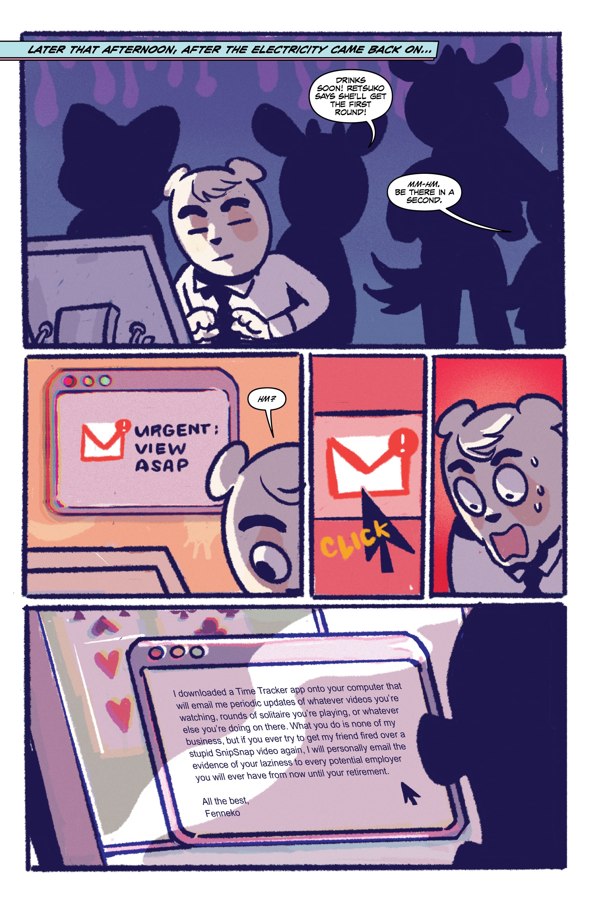 Read online Aggretsuko Meet Her Friends comic -  Issue #2 - 23