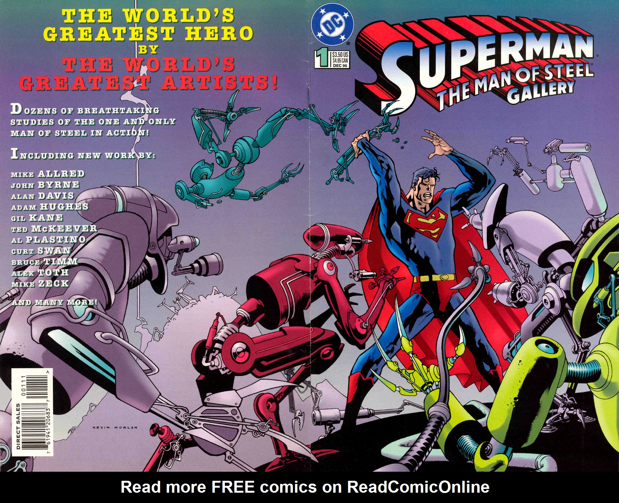 Read online Superman: The Man of Steel Gallery comic -  Issue # Full - 1