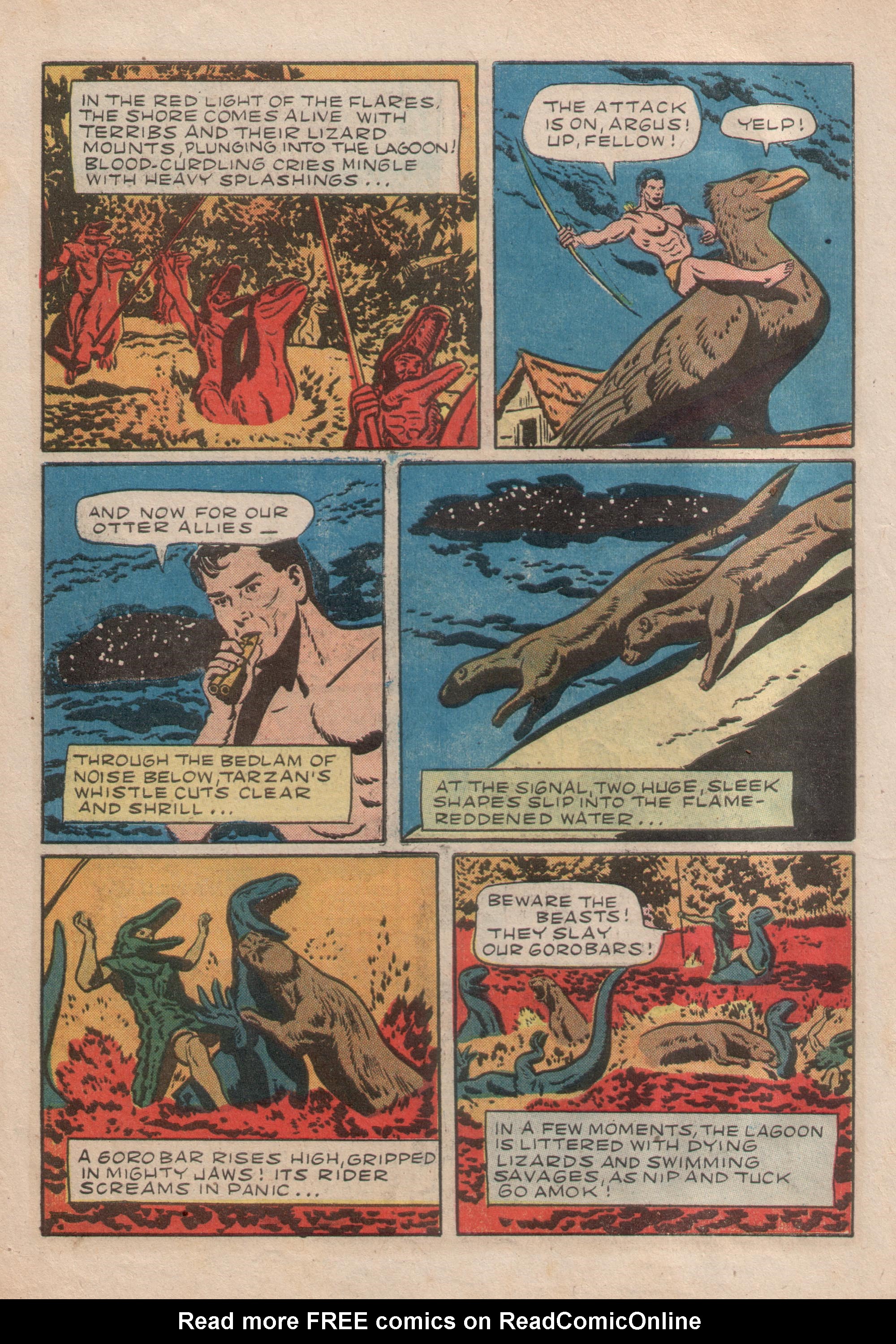 Read online Tarzan (1948) comic -  Issue #42 - 18