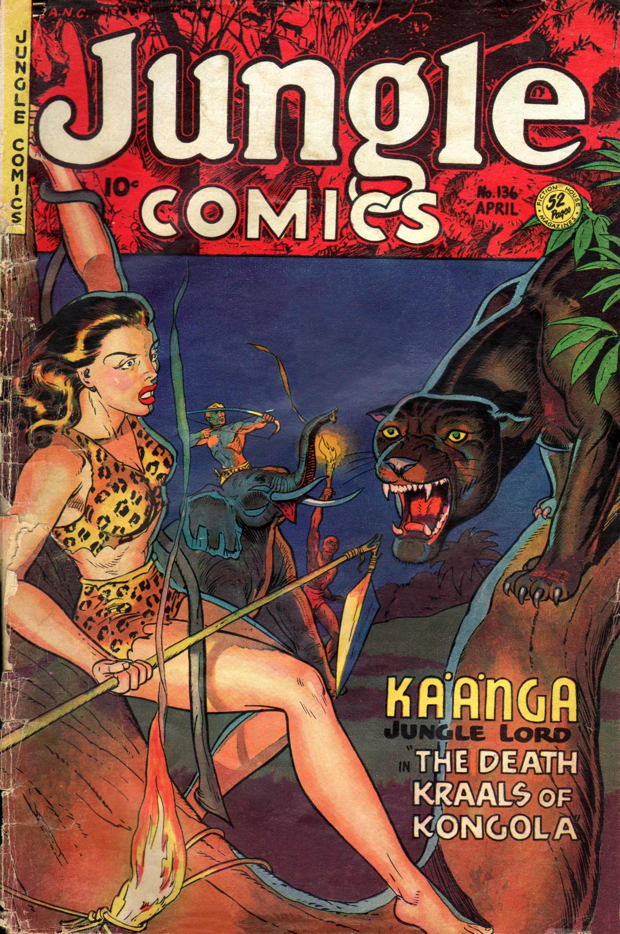 Read online Jungle Comics comic -  Issue #136 - 1