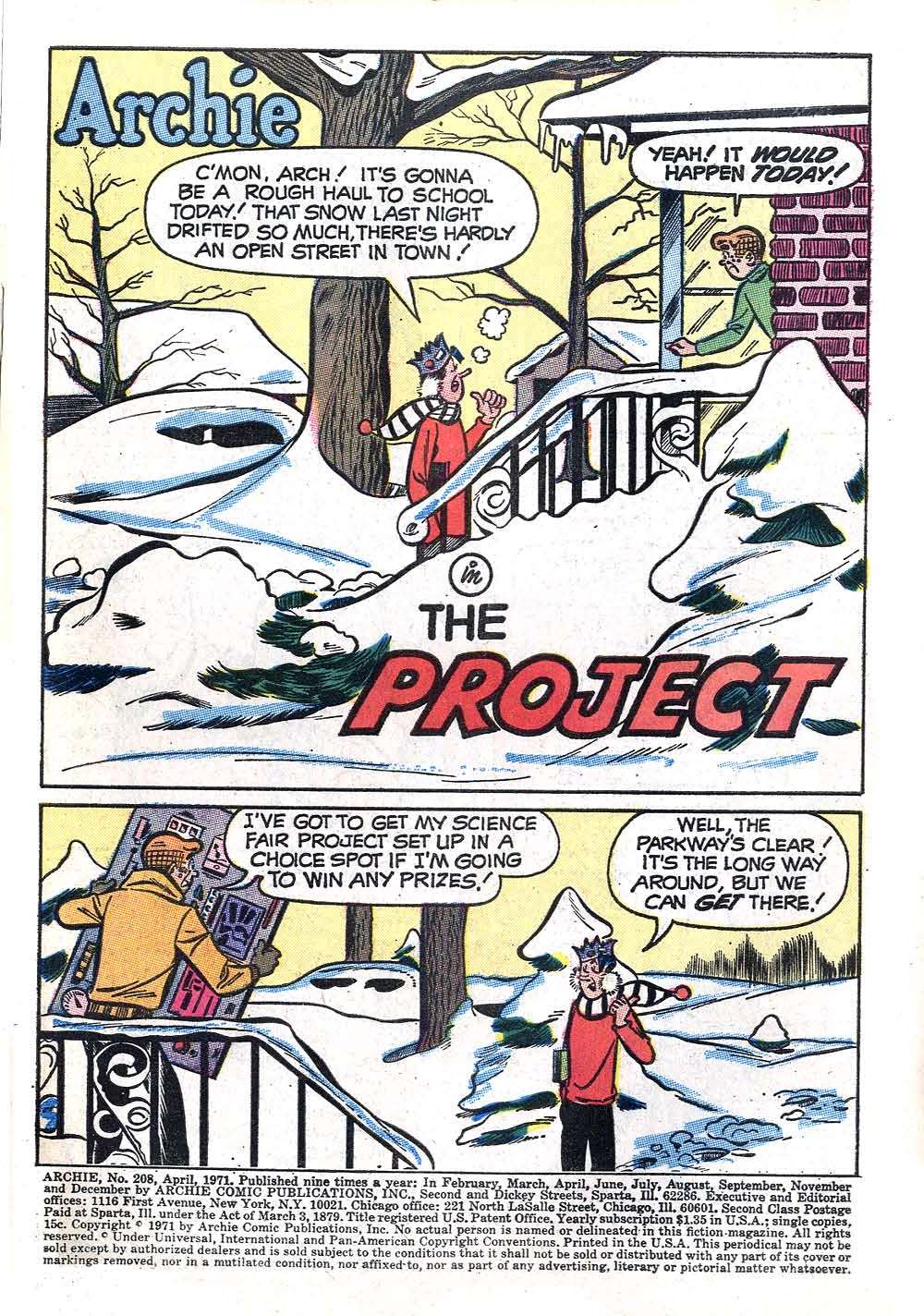 Read online Archie (1960) comic -  Issue #208 - 3