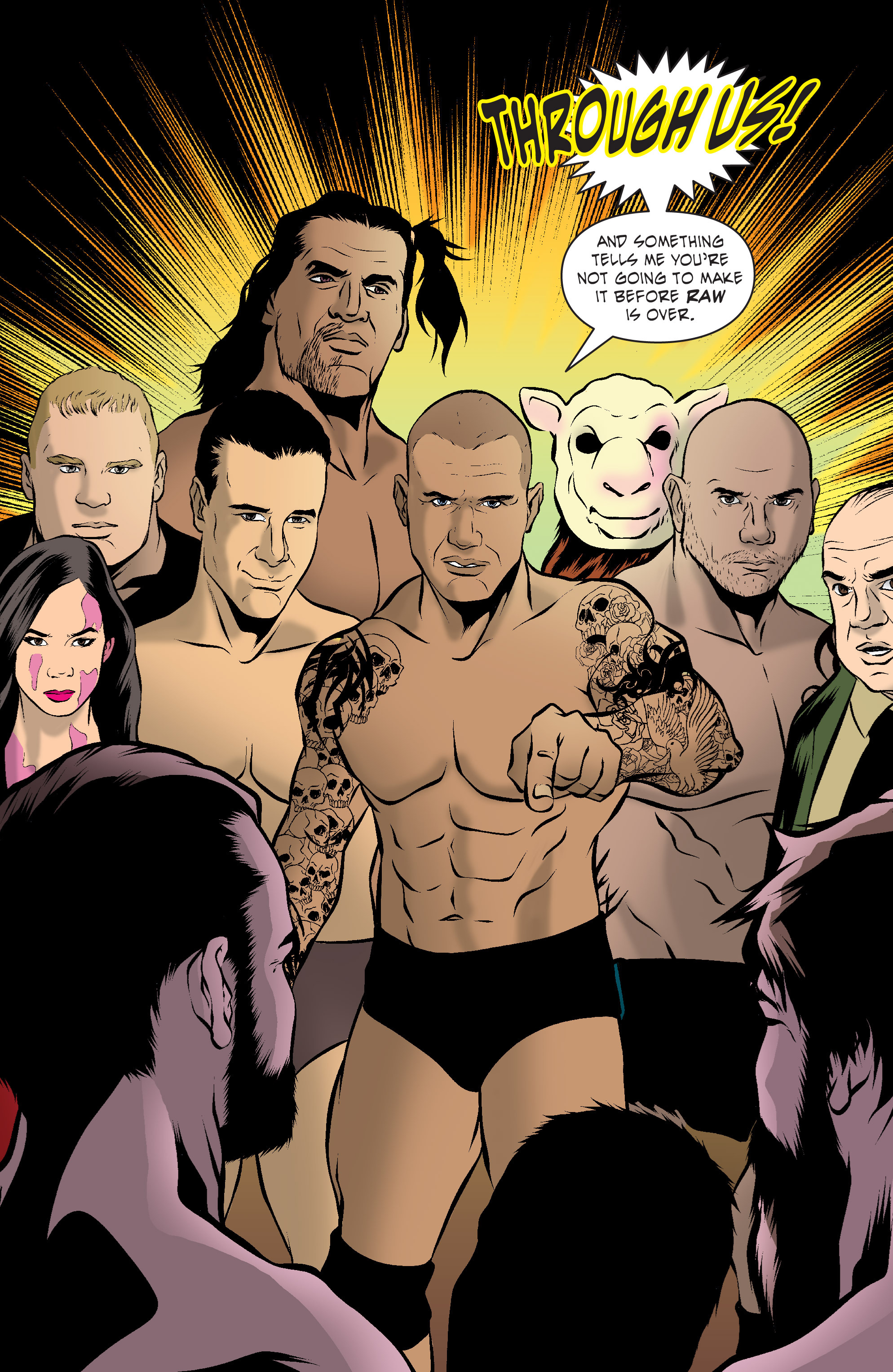 Read online WWE Superstars comic -  Issue #8 - 17
