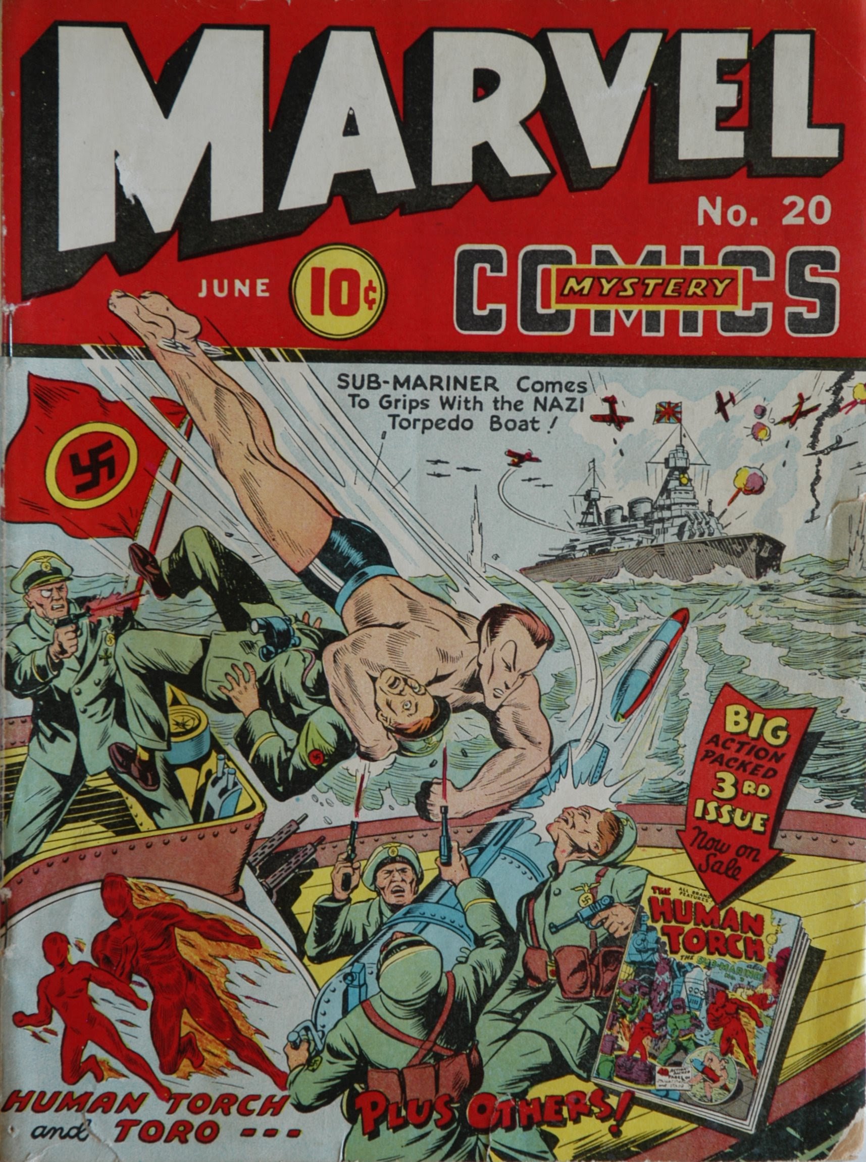 Read online Marvel Mystery Comics comic -  Issue #20 - 1