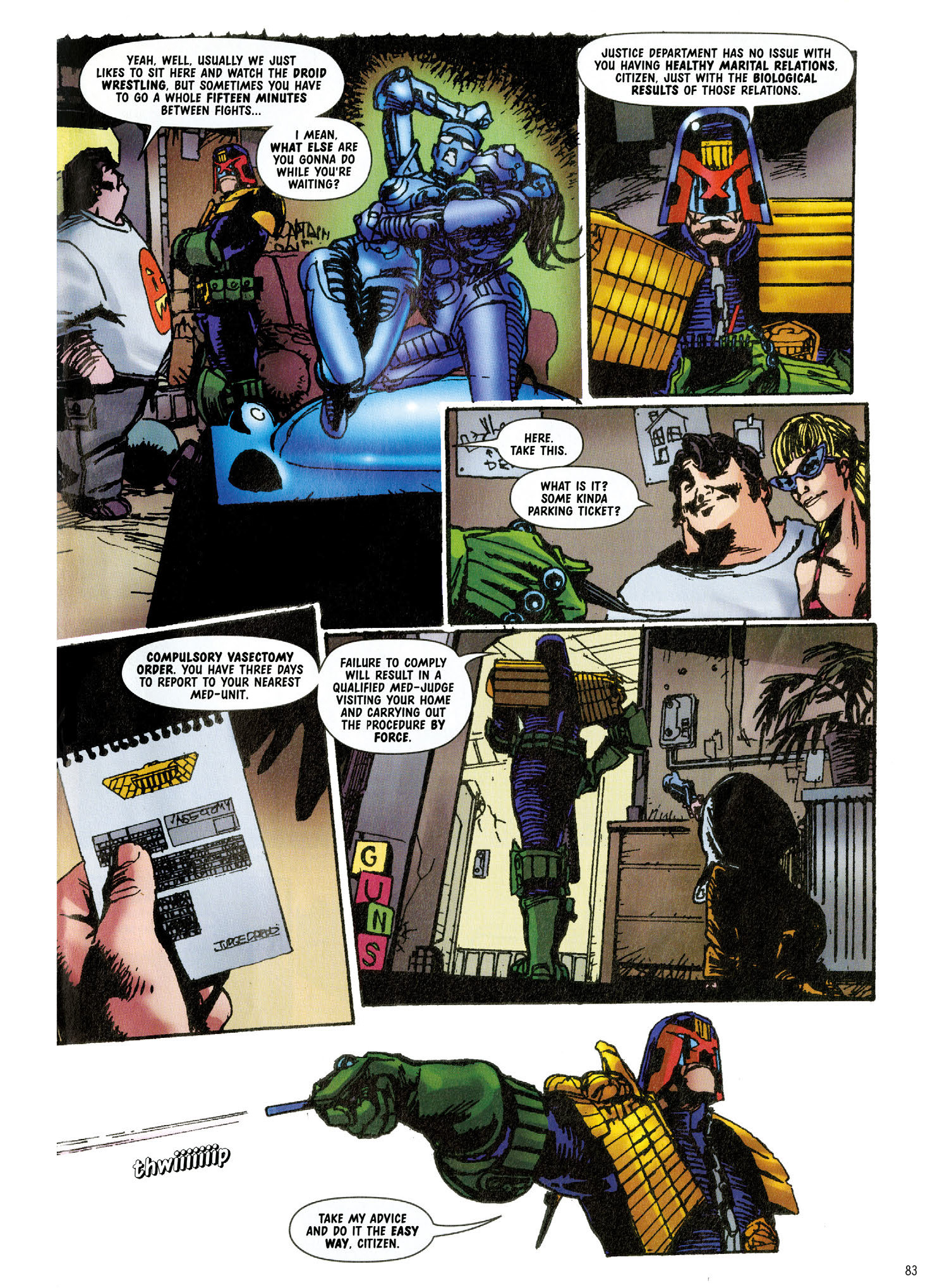 Read online Judge Dredd: The Complete Case Files comic -  Issue # TPB 34 (Part 1) - 85