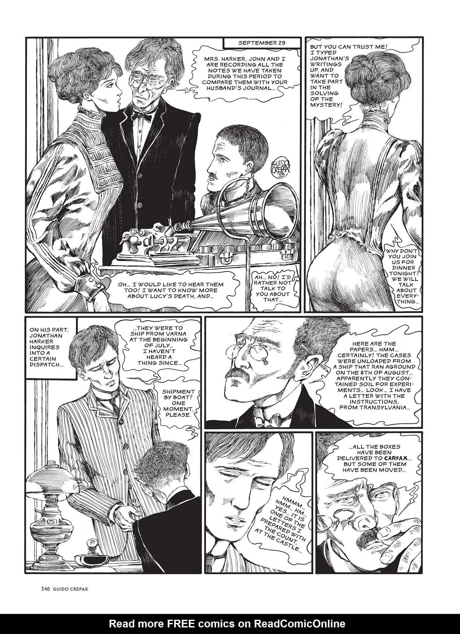 Read online The Complete Crepax comic -  Issue # TPB 1 - 335