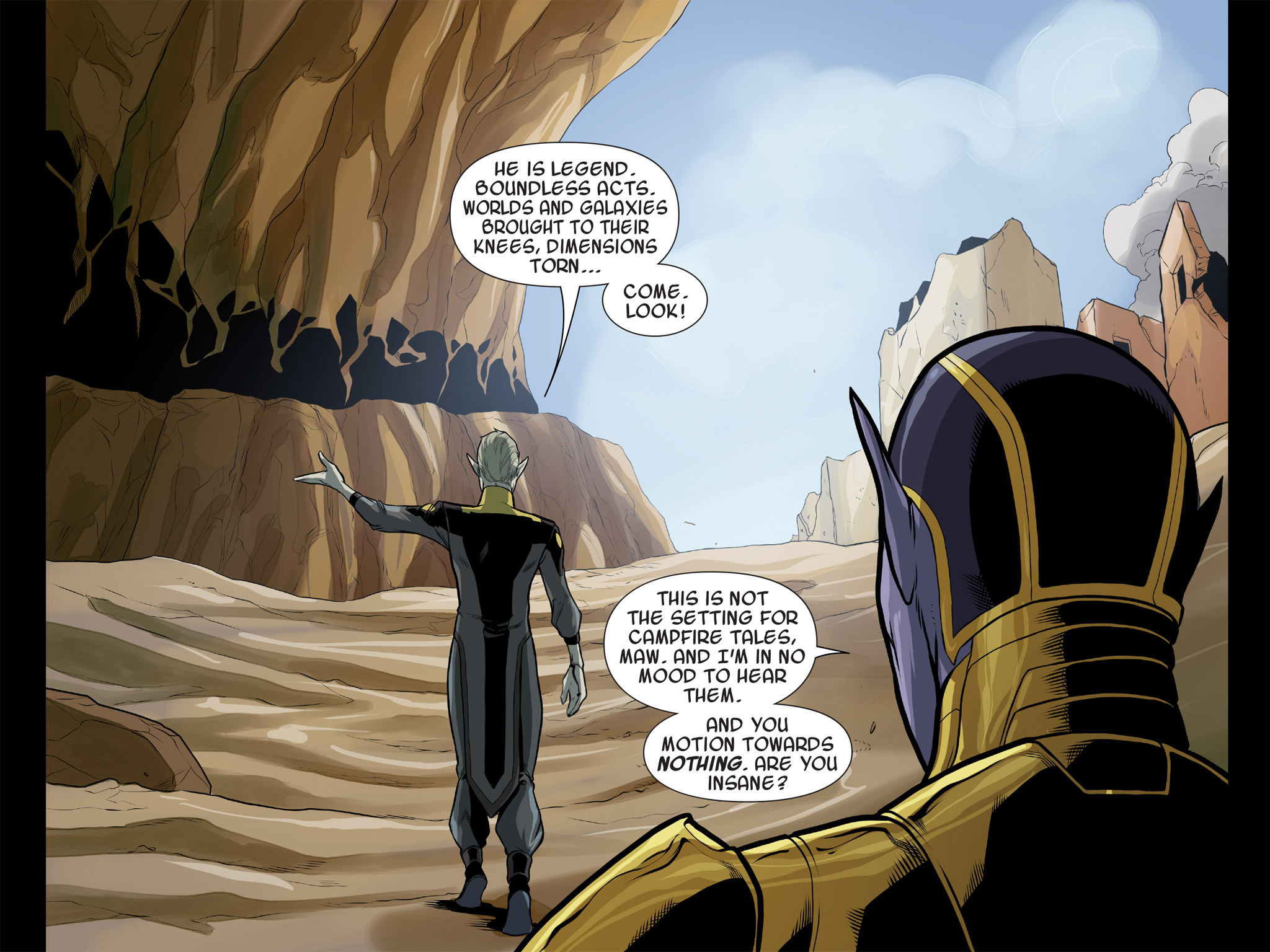 Read online Thanos: A God Up There Listening comic -  Issue # TPB - 33