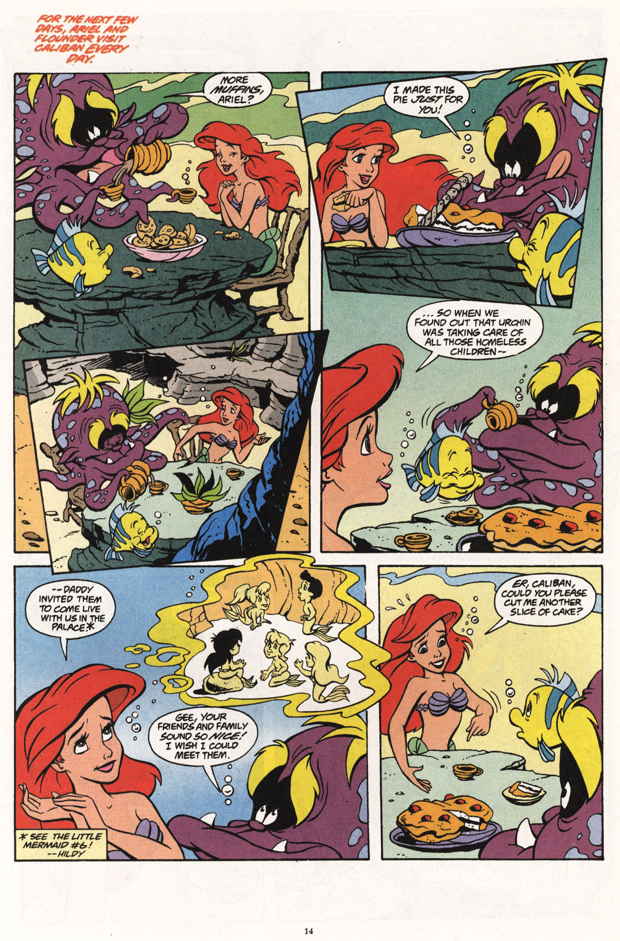 Read online Disney's The Little Mermaid comic -  Issue #10 - 16