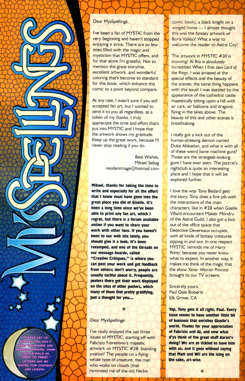Read online Mystic comic -  Issue #31 - 25