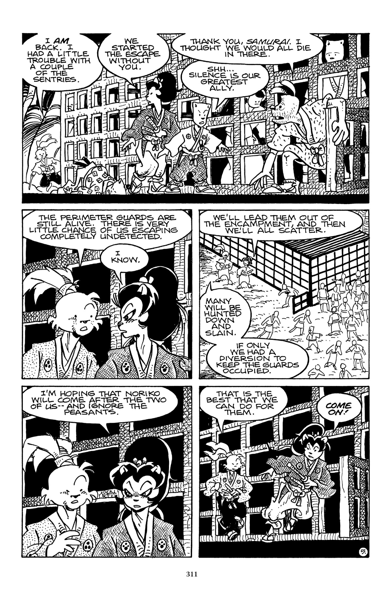 Read online The Usagi Yojimbo Saga comic -  Issue # TPB 5 - 307