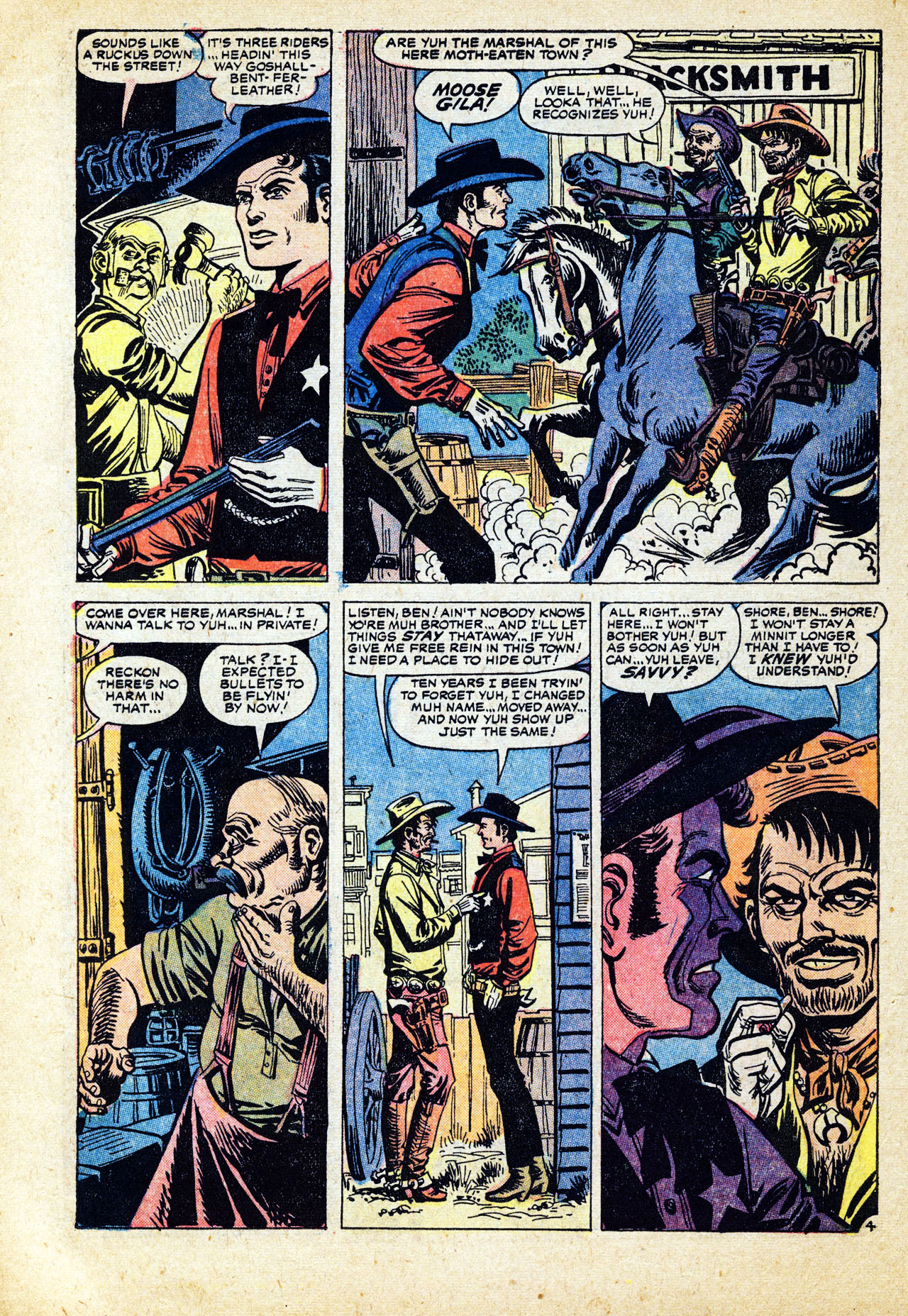 Read online Western Outlaws (1954) comic -  Issue #16 - 6