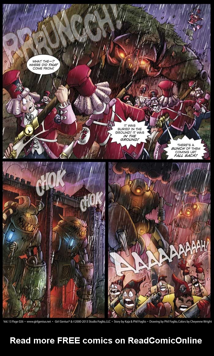 Read online Girl Genius (2002) comic -  Issue #13 - 27