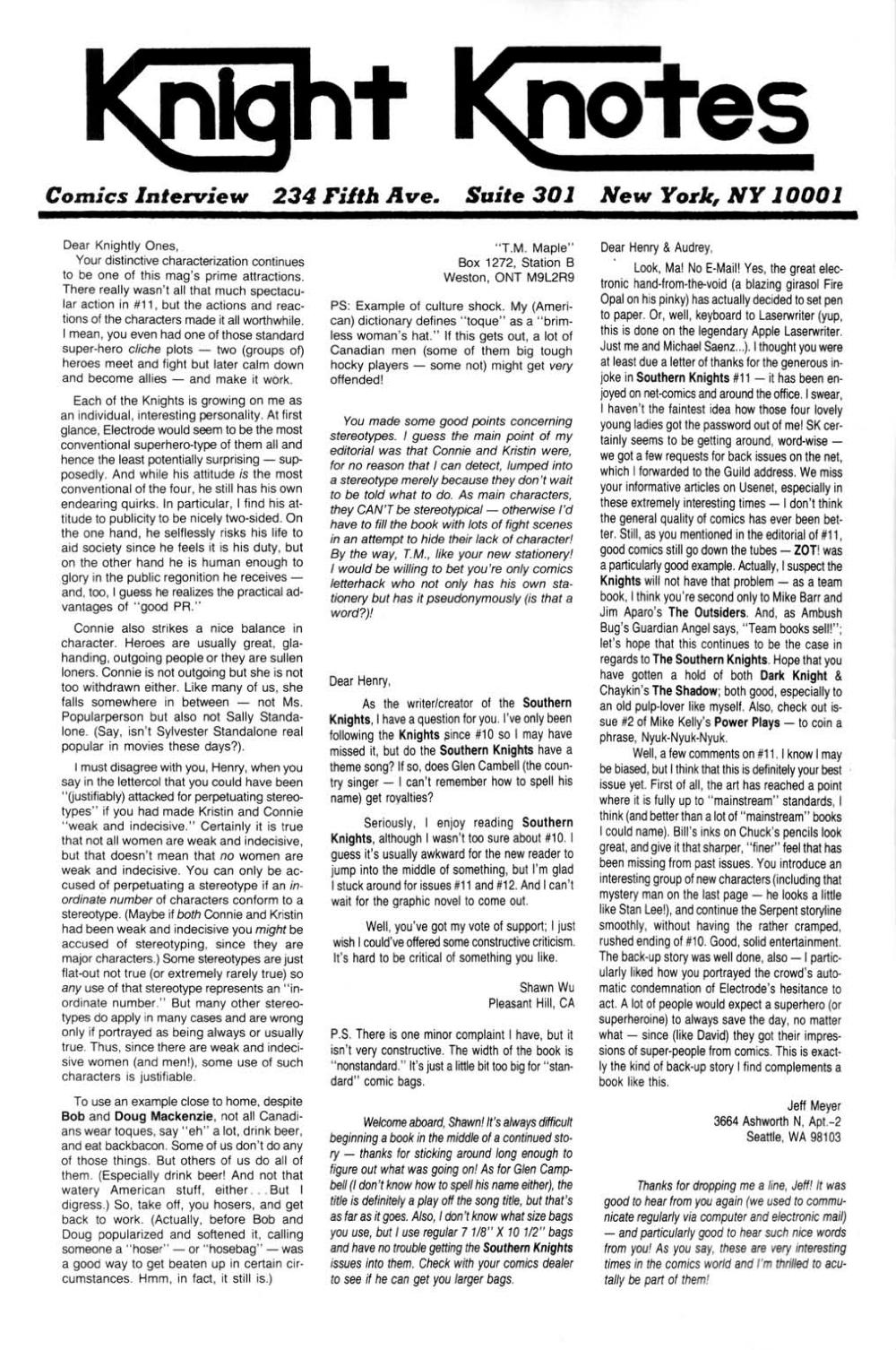 Read online Southern Knights comic -  Issue #18 - 2