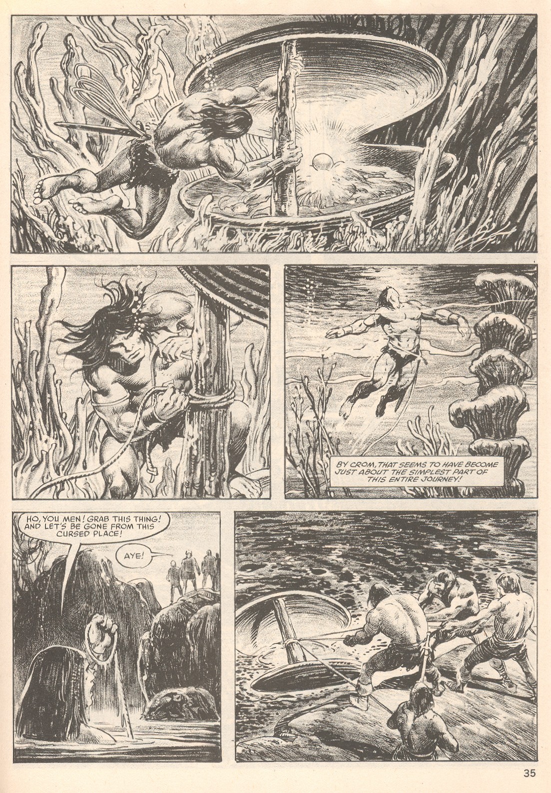 Read online The Savage Sword Of Conan comic -  Issue #80 - 35
