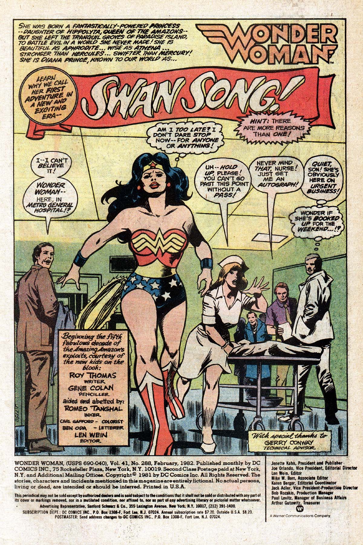 Read online Wonder Woman (1942) comic -  Issue #288 - 2