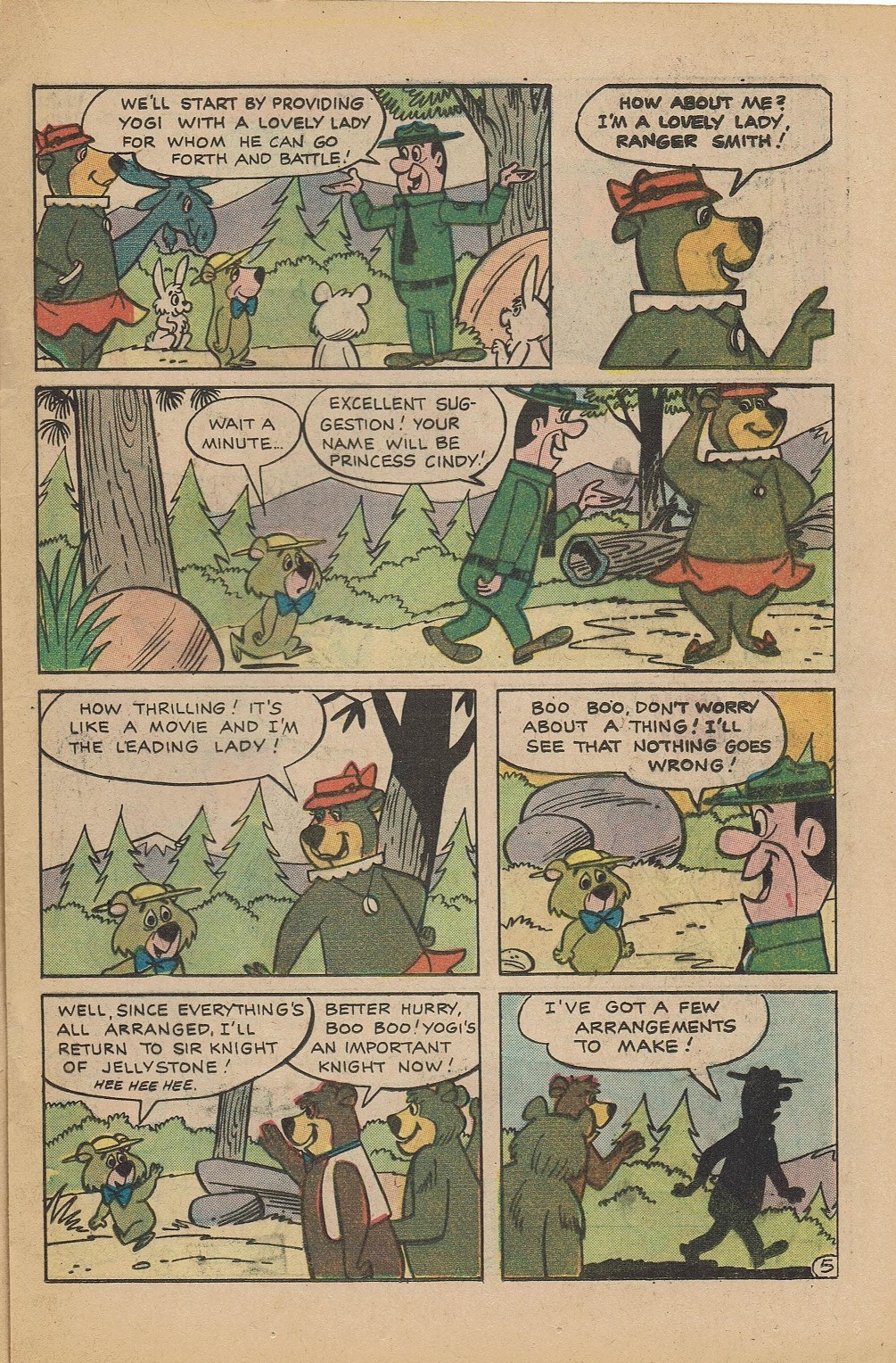 Read online Yogi Bear (1970) comic -  Issue #6 - 17