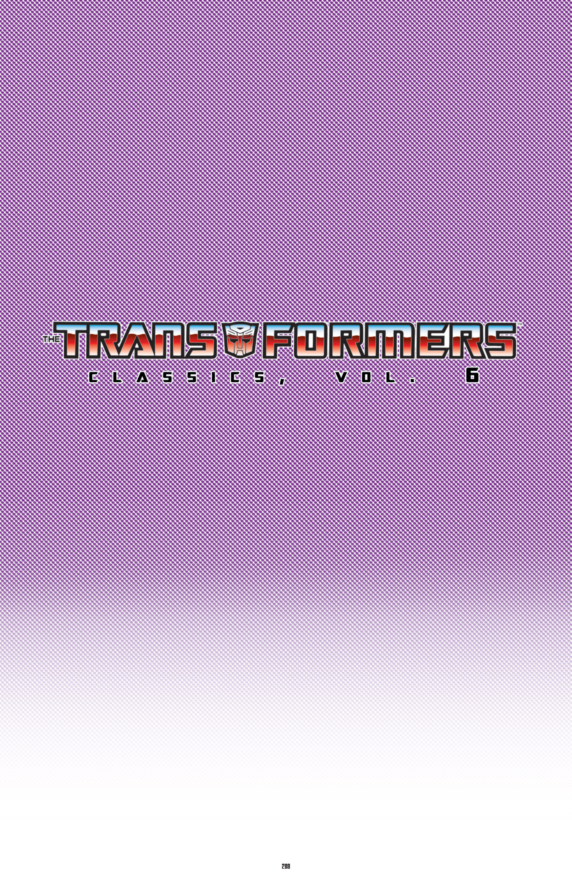 Read online The Transformers Classics comic -  Issue # TPB 6 - 285