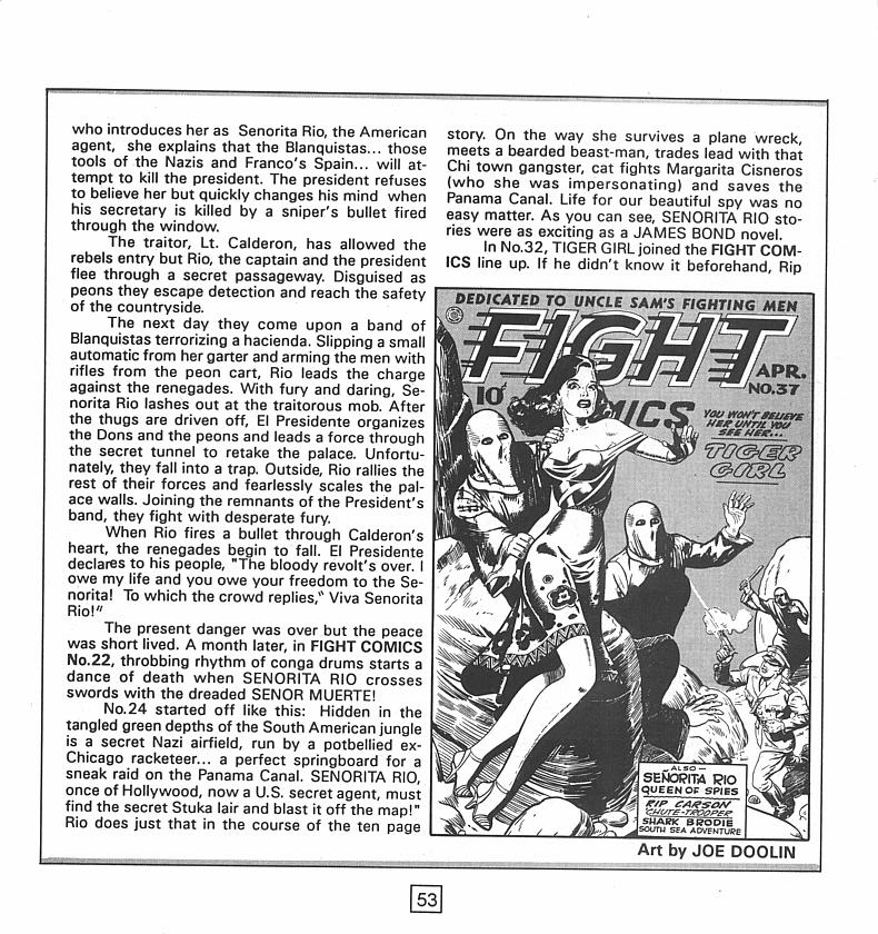 Read online Femforce Femme Fatal: Rio Rita comic -  Issue # Full - 55