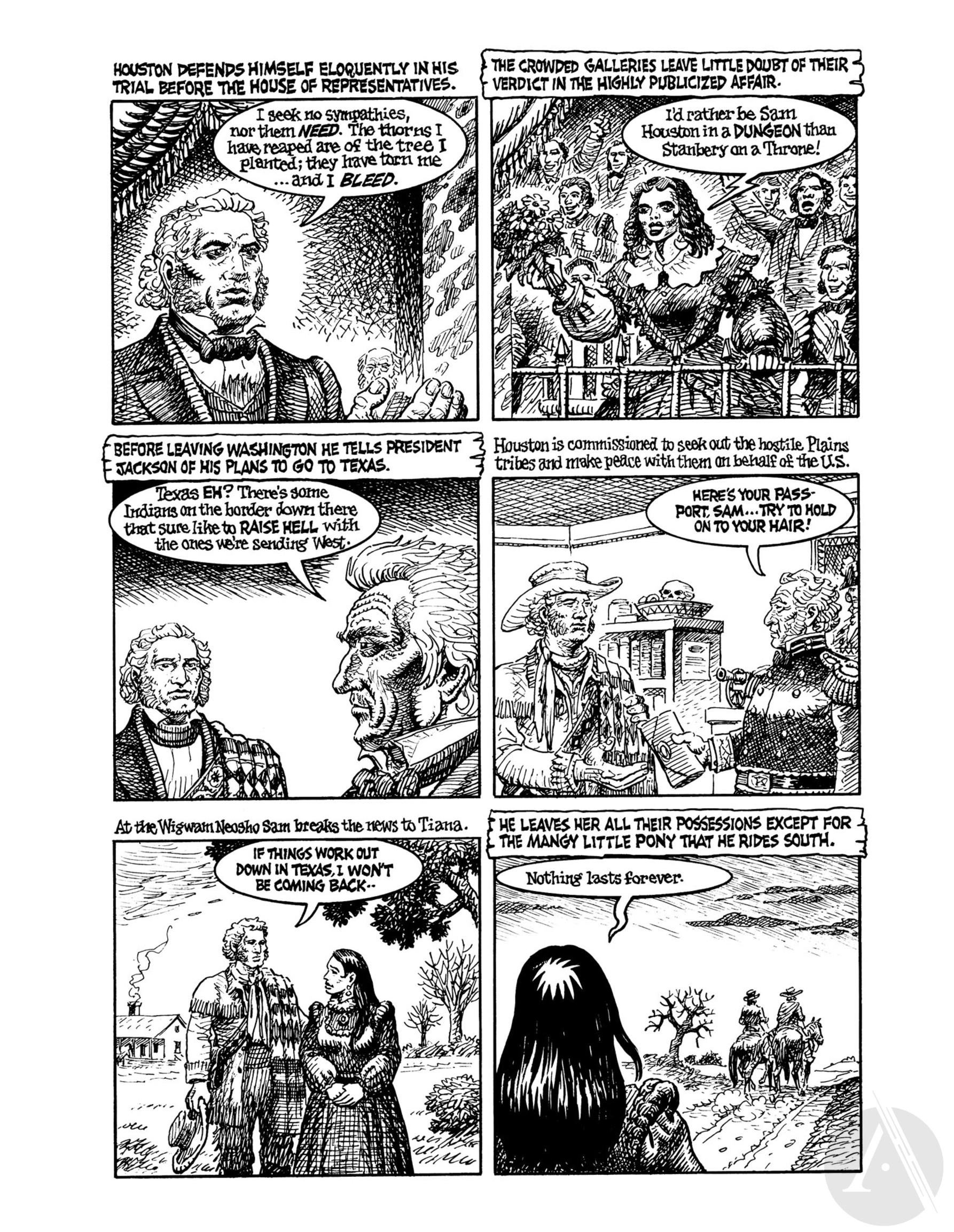 Read online Indian Lover: Sam Houston & the Cherokees comic -  Issue # TPB - 64