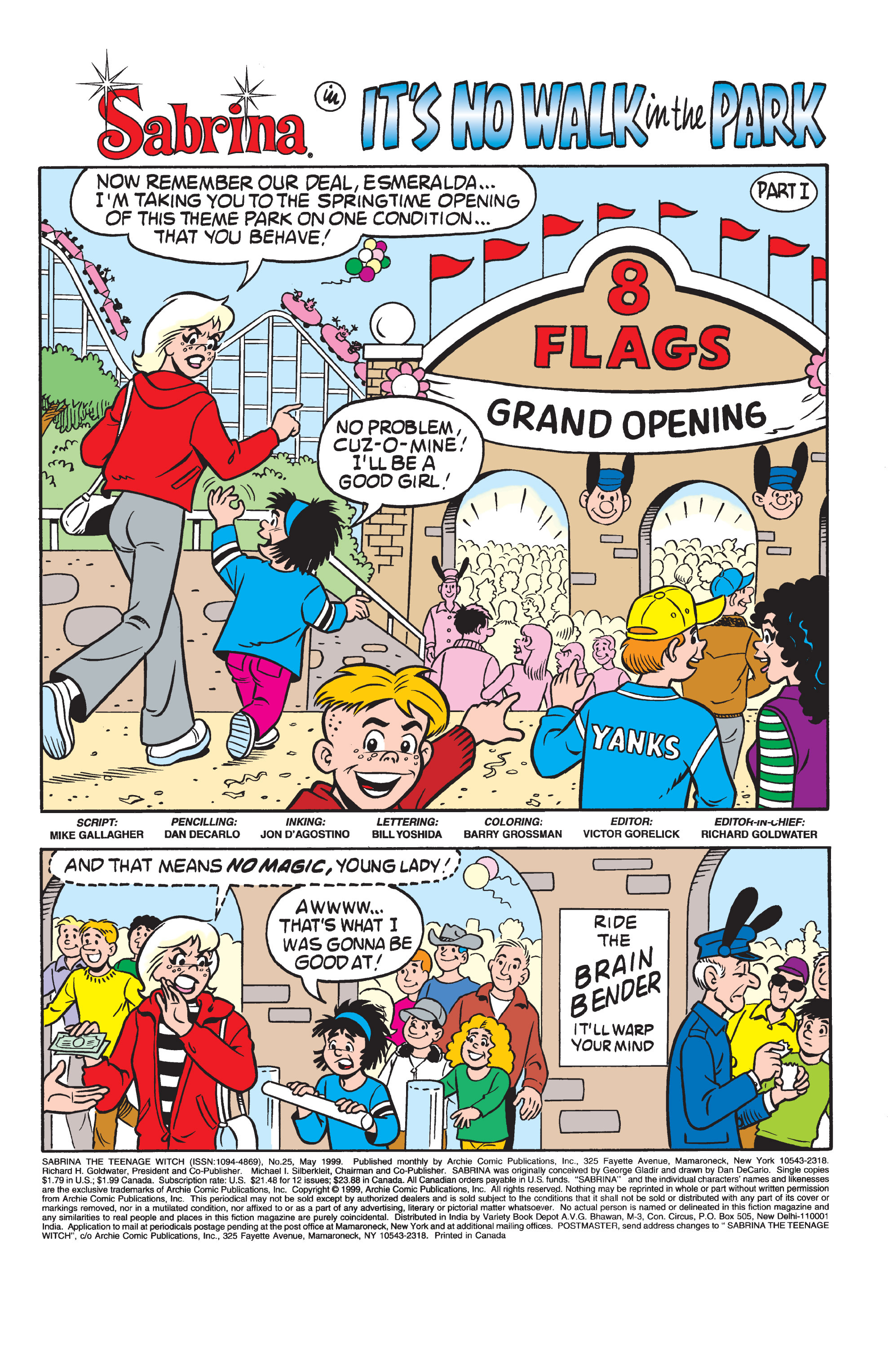 Read online Sabrina the Teenage Witch (1997) comic -  Issue #25 - 2