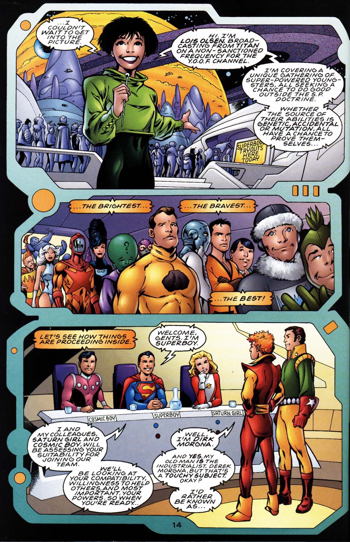 Read online Superboy's Legion comic -  Issue #1 - 16