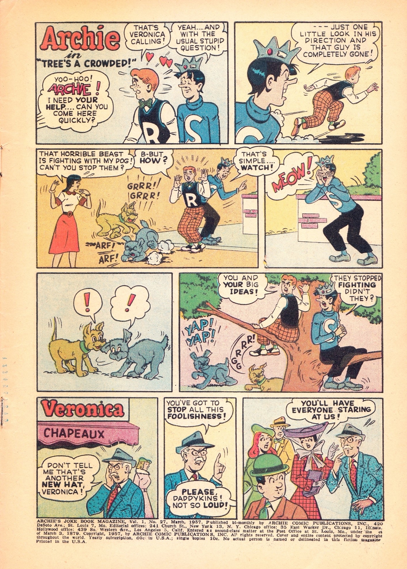 Read online Archie's Joke Book Magazine comic -  Issue #27 - 3