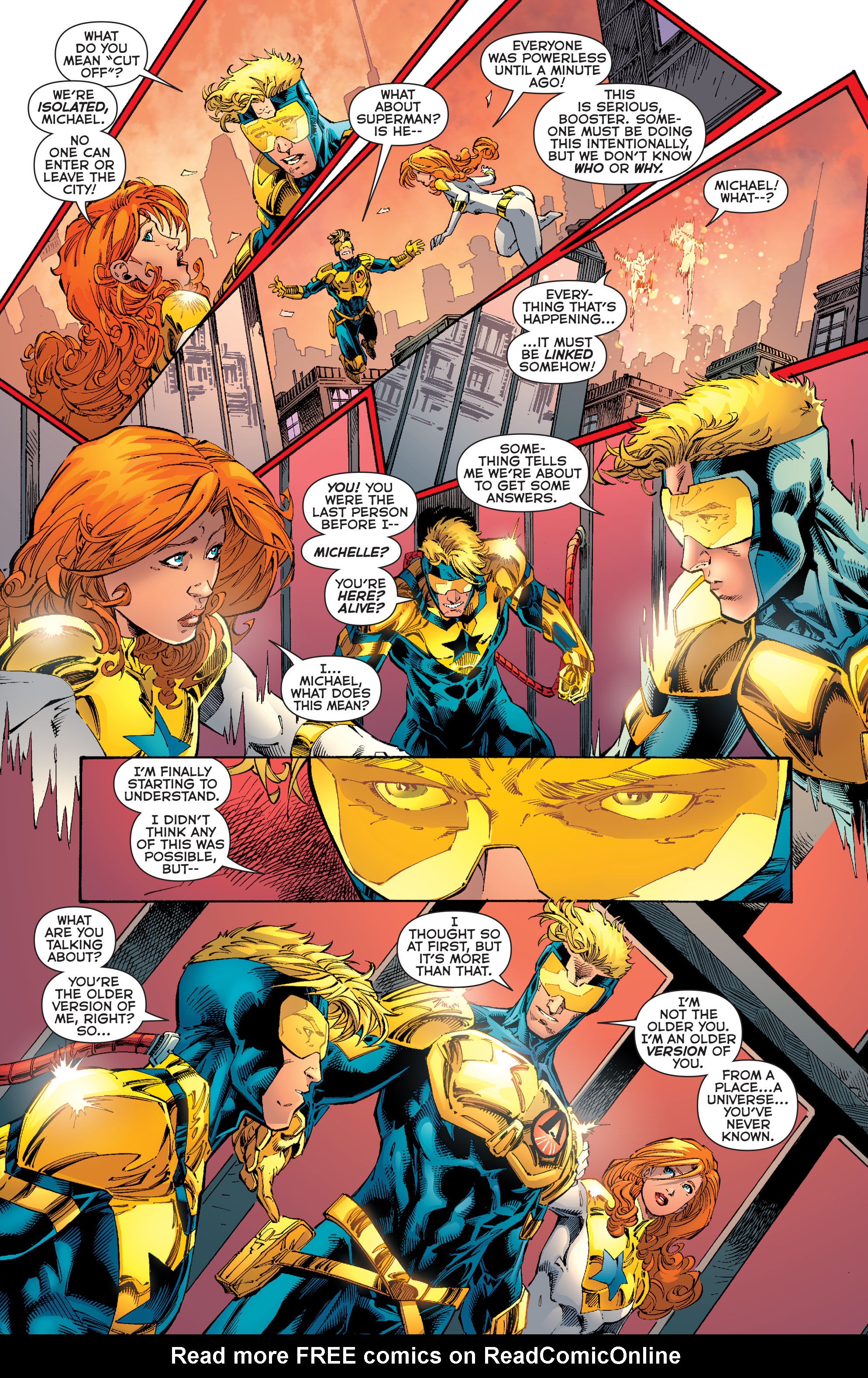 Read online Booster Gold: Futures End comic -  Issue # Full - 18