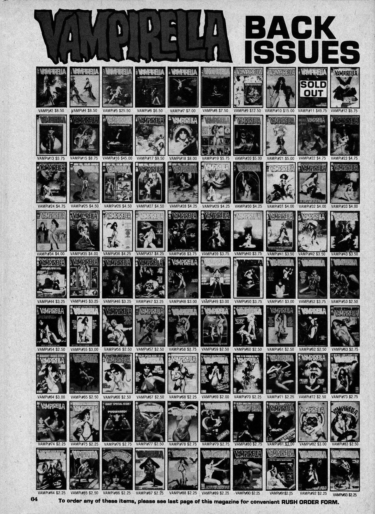 Read online Vampirella (1969) comic -  Issue #105 - 64