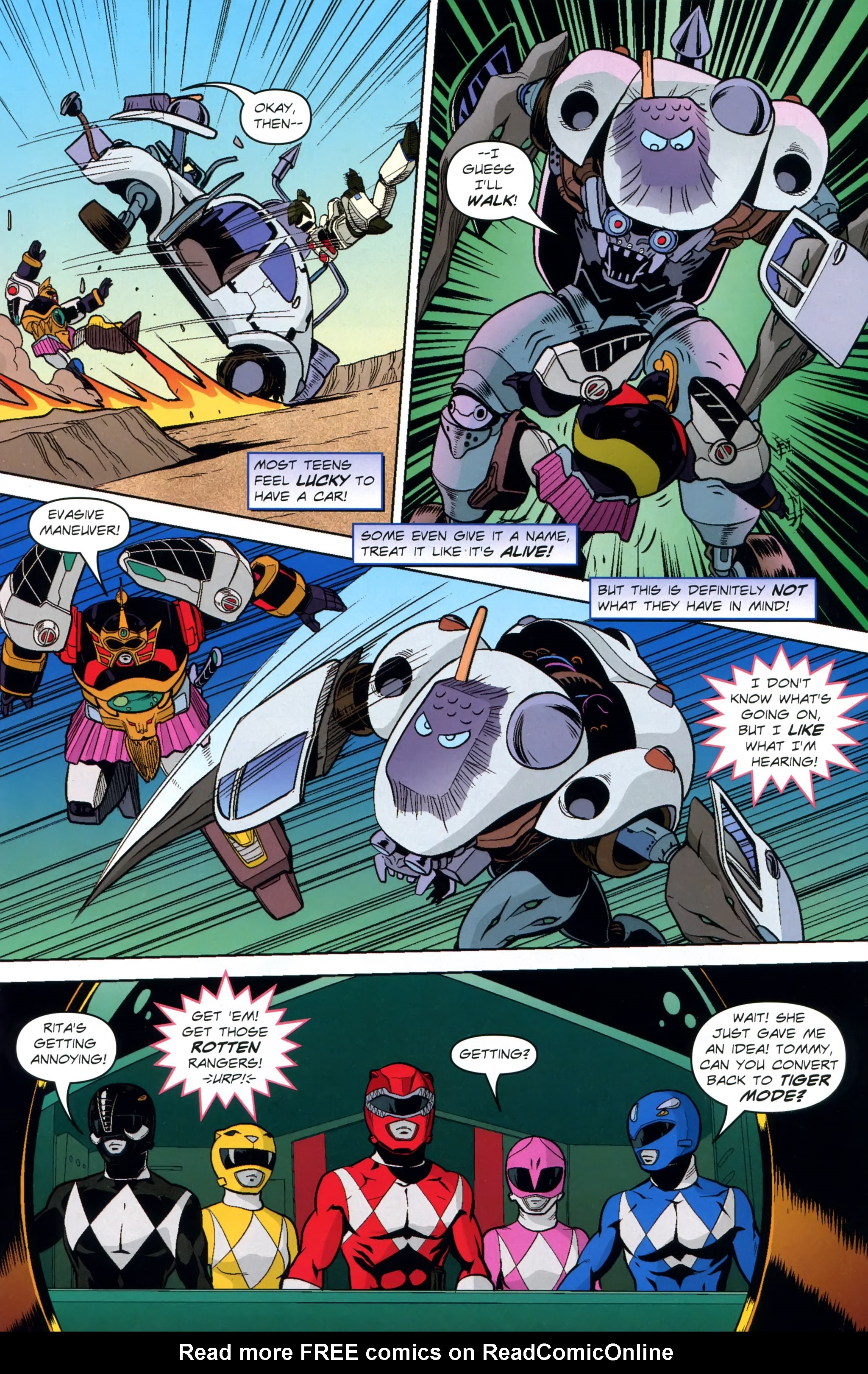 Read online Free Comic Book Day 2014 comic -  Issue # Mighty Morphin Power Rangers - 27