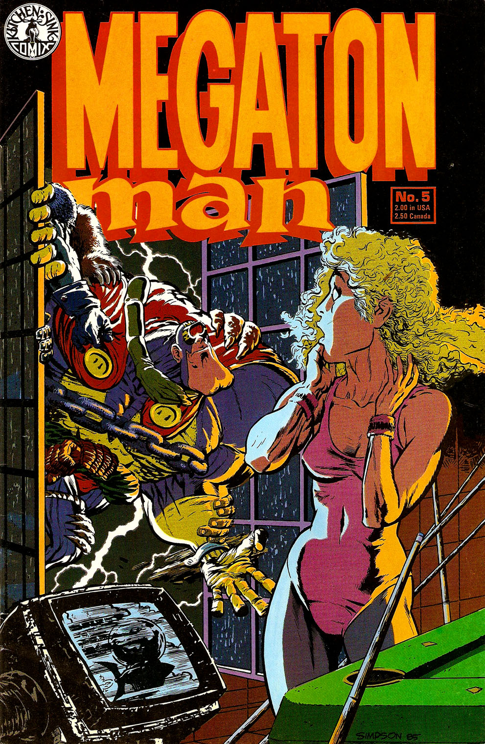 Read online Megaton Man comic -  Issue #5 - 1