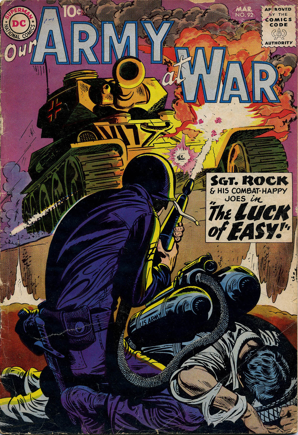 Read online Our Army at War (1952) comic -  Issue #92 - 1